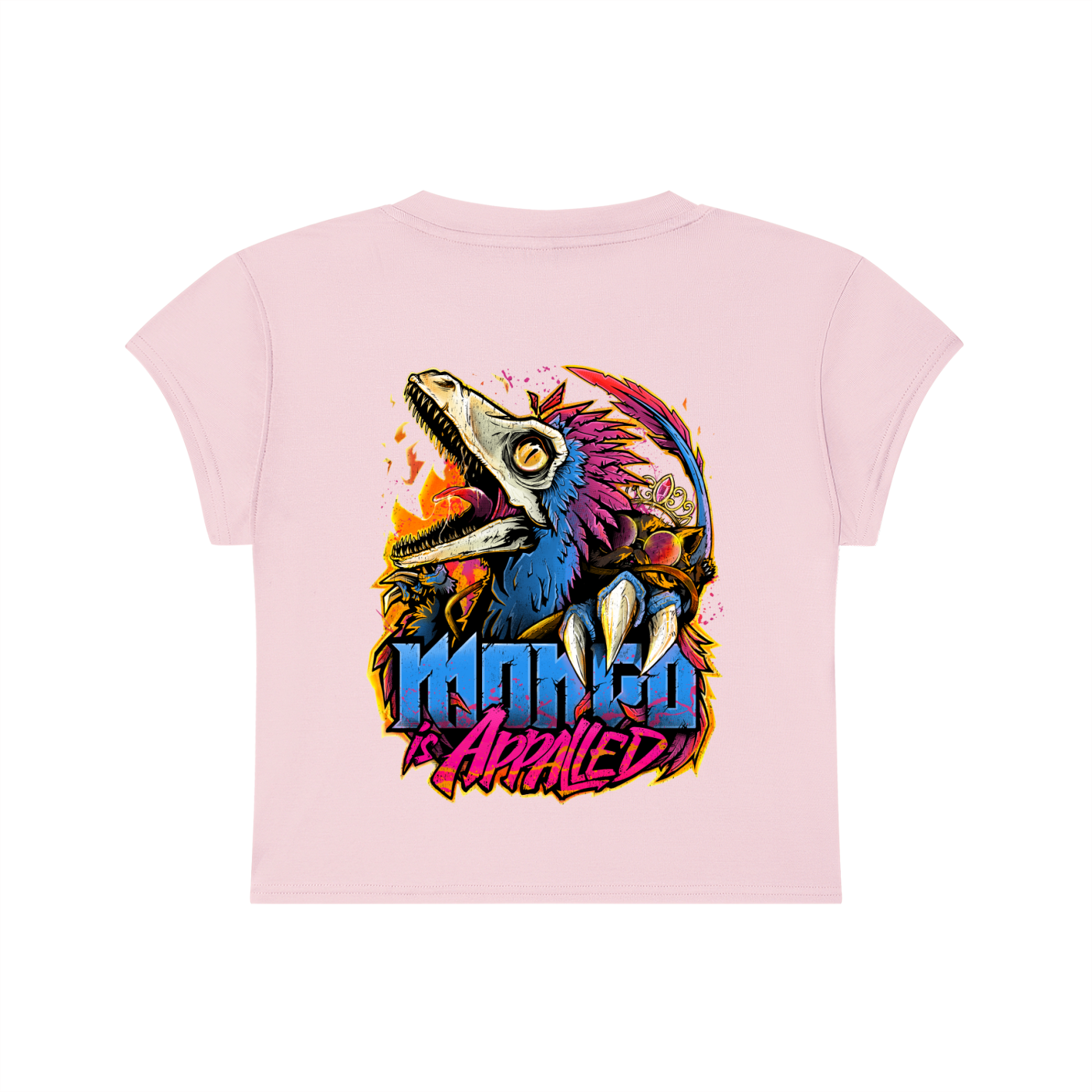 Mongo - Women's Slim-Fit Cropped Shirt
