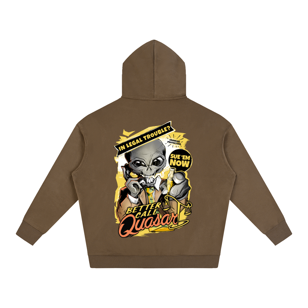 Better Call Quasar - Oversize Fleeced Hoodie