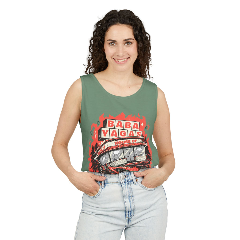 Baba Yagas house of chicken- Tank Top