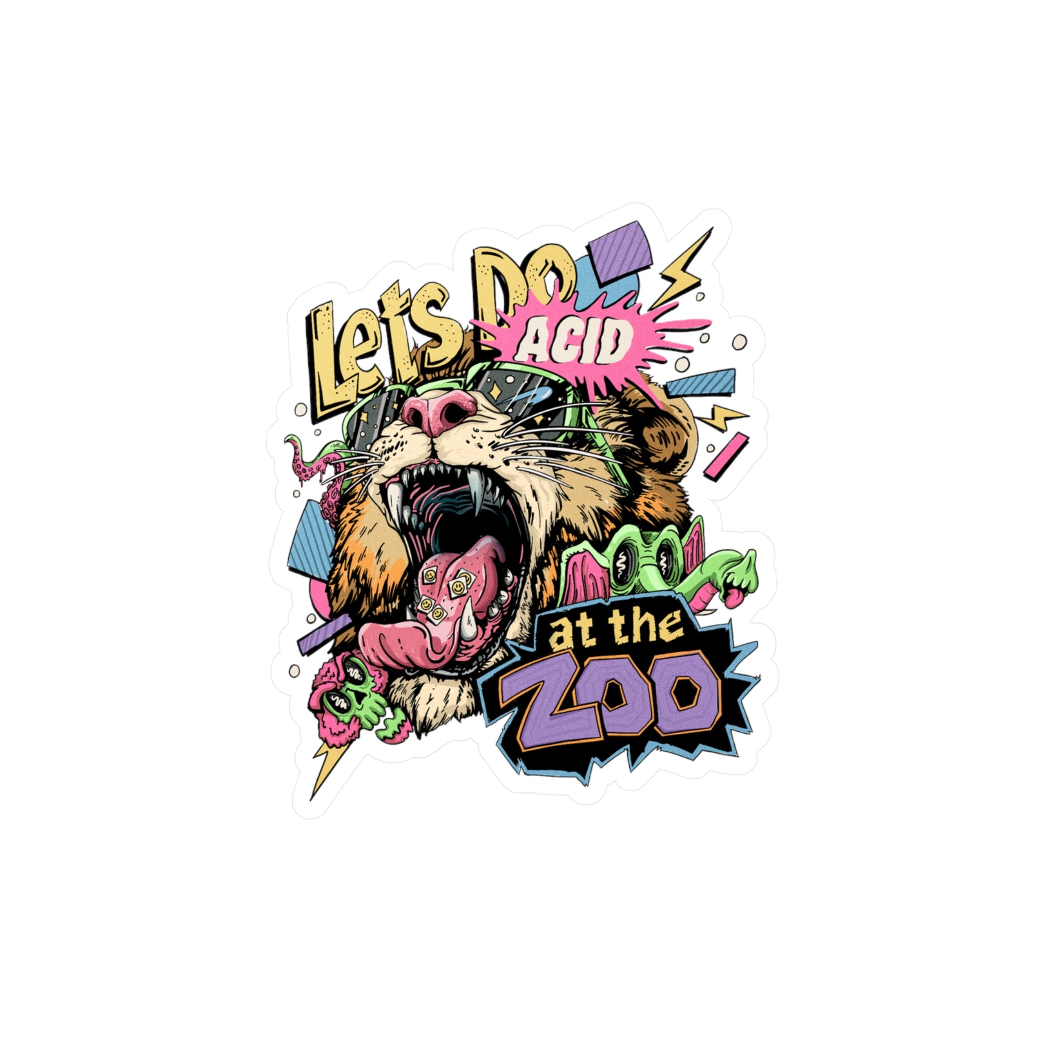 Acid at the Zoo - Sticker