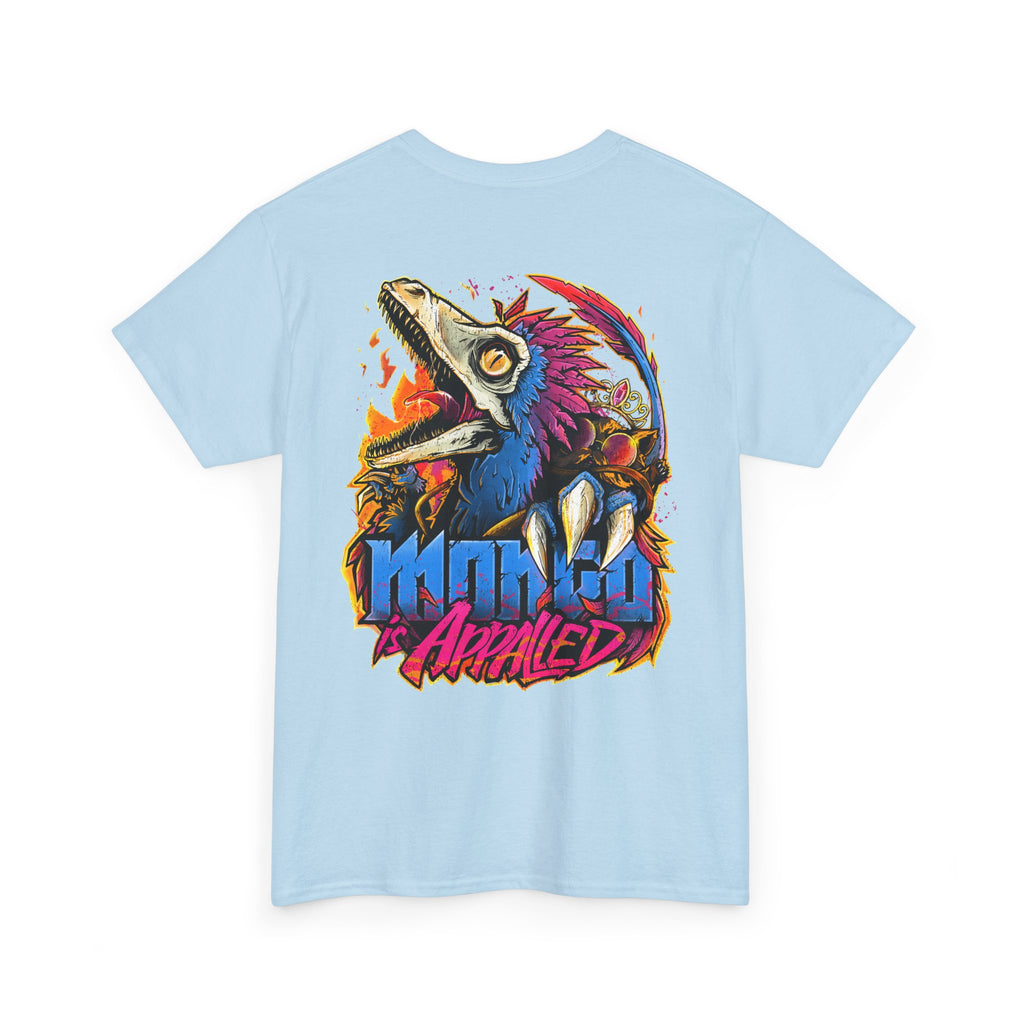 Dino Rampage Tee — "Mango Avenge" Graphic Dinosaur T-Shirt