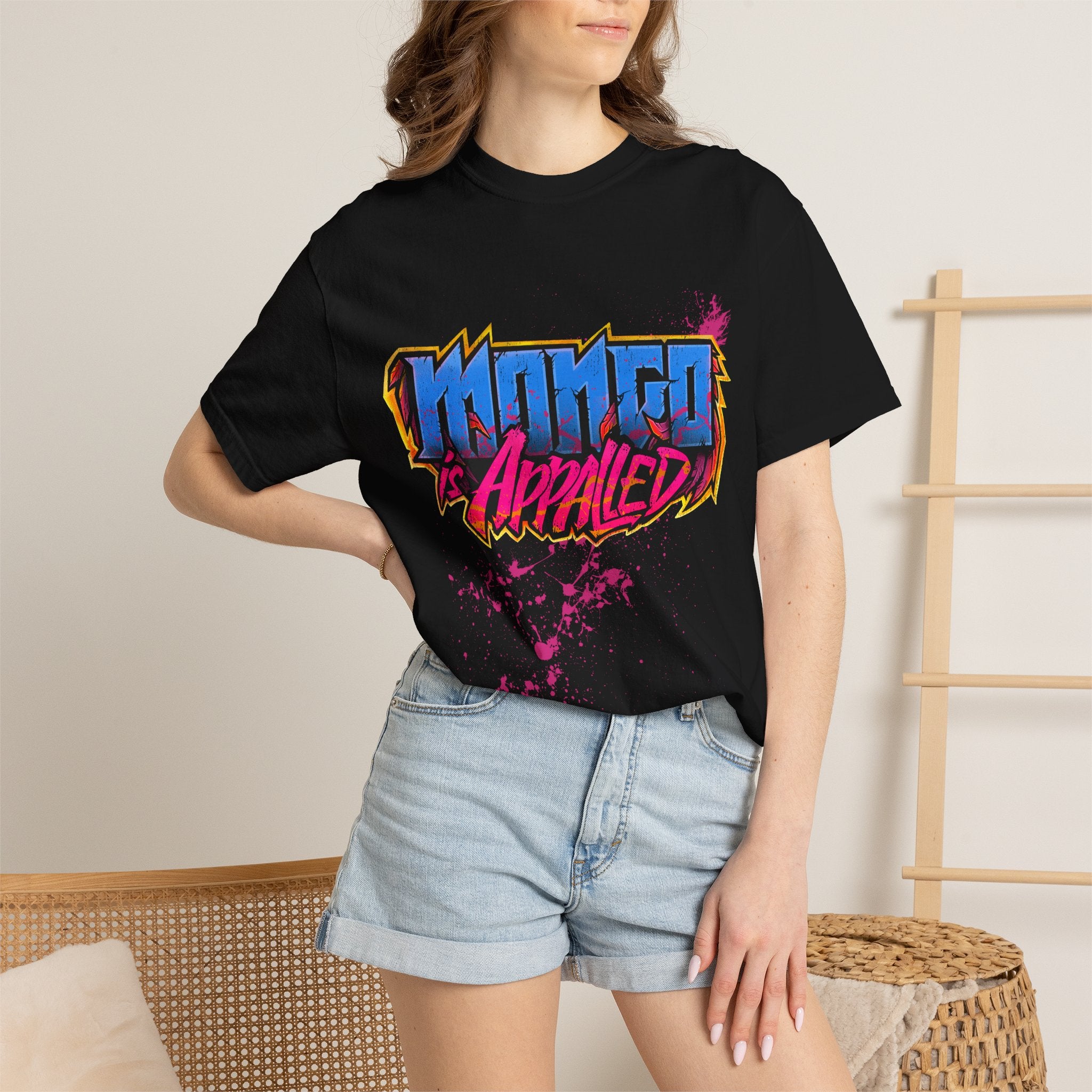 Colorful Dino Graffiti T-shirt | Graphic Dinosaur Streetwear