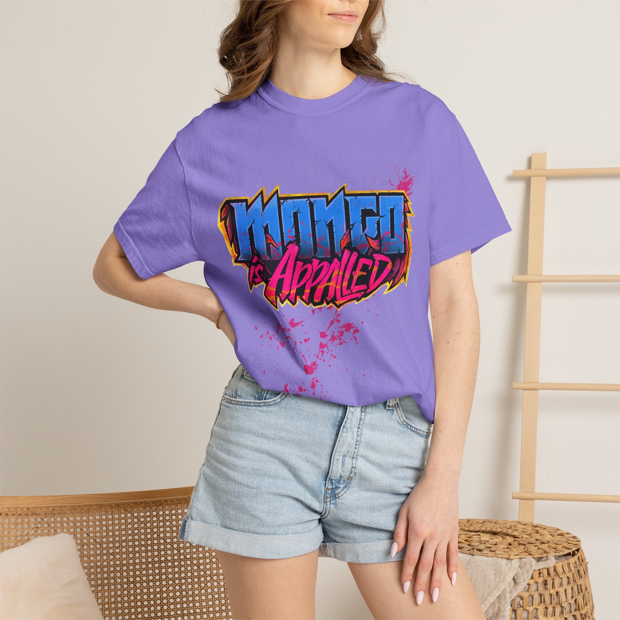 Colorful Dino Graffiti T-shirt | Graphic Dinosaur Streetwear
