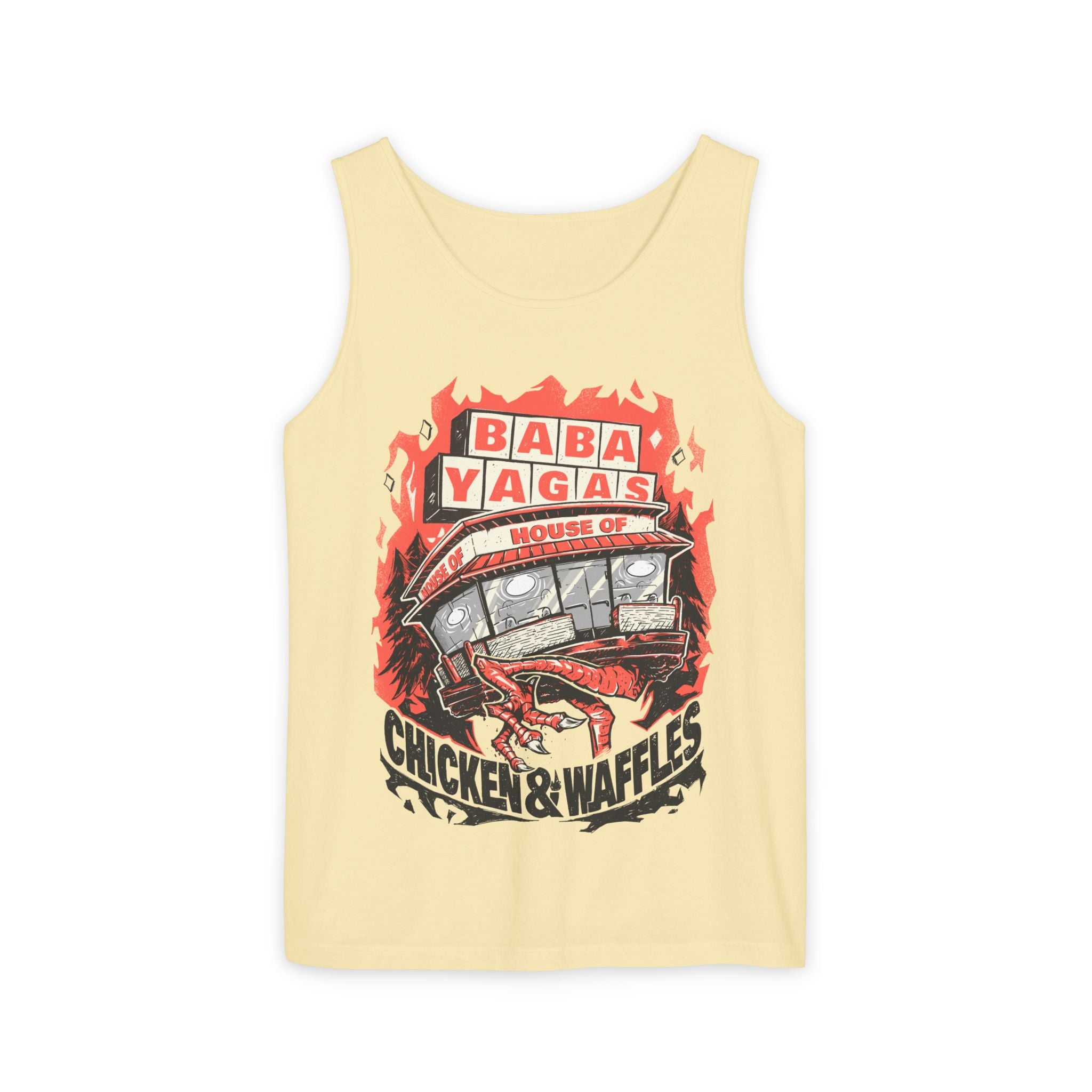 Baba Yagas house of chicken- Tank Top