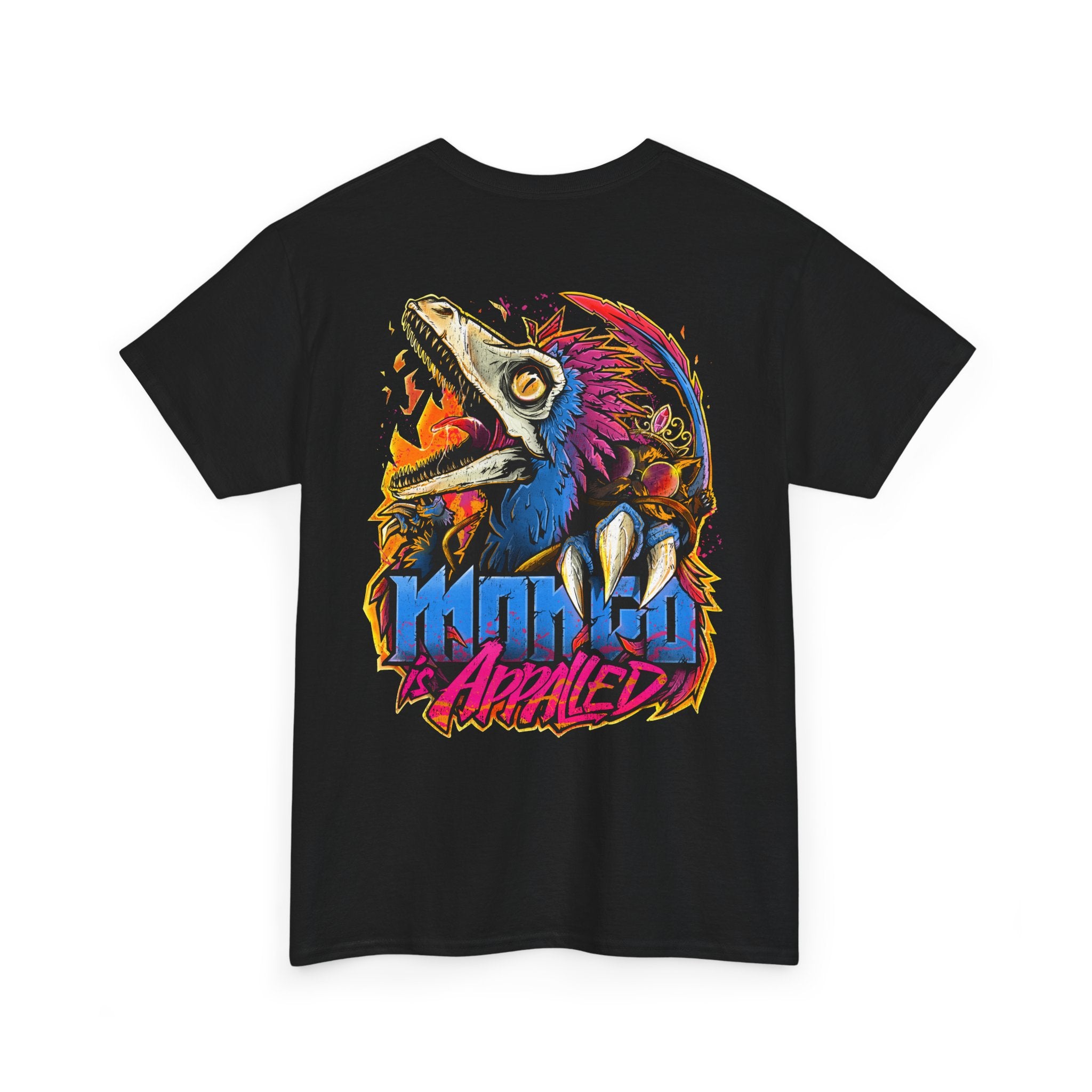 Dino Rampage Tee — "Mango Avenge" Graphic Dinosaur T-Shirt
