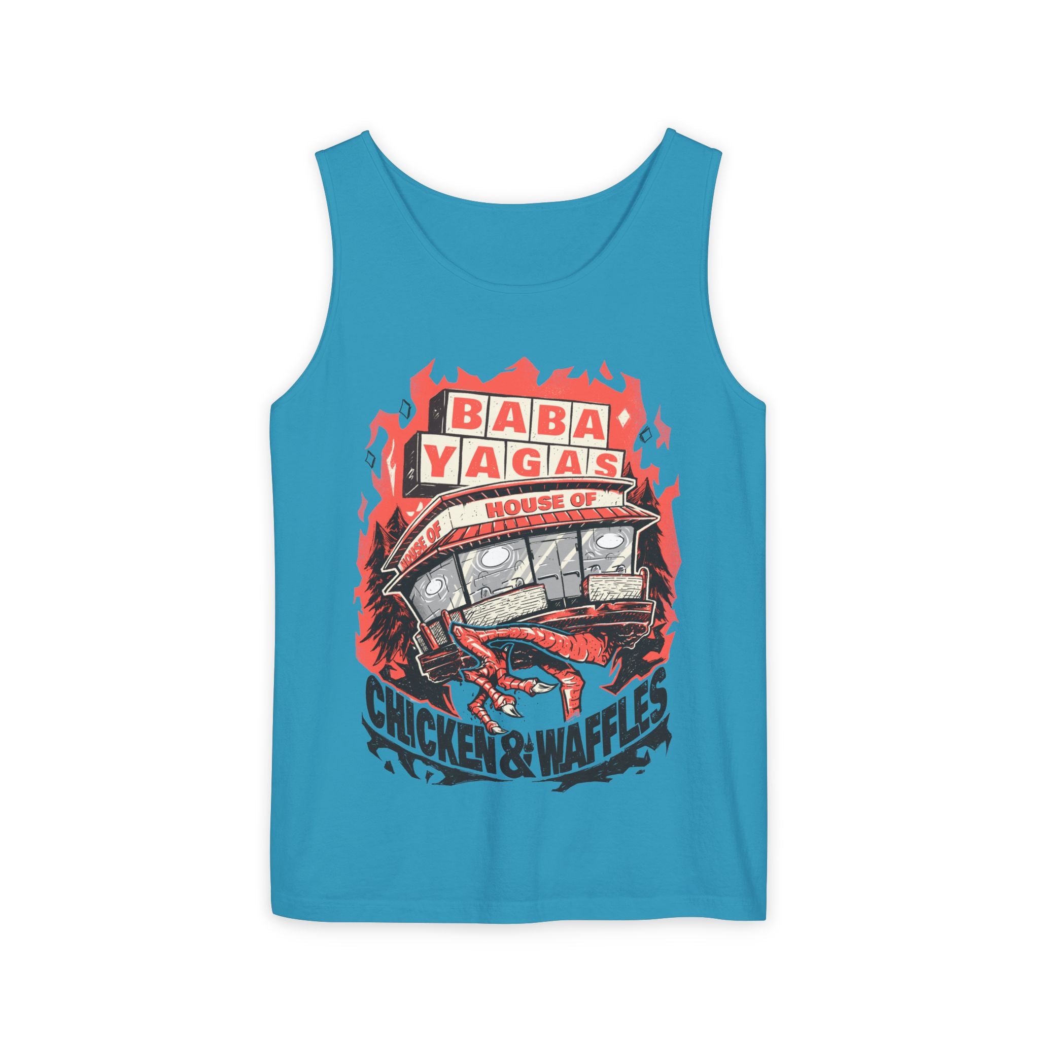 Baba Yagas house of chicken- Tank Top
