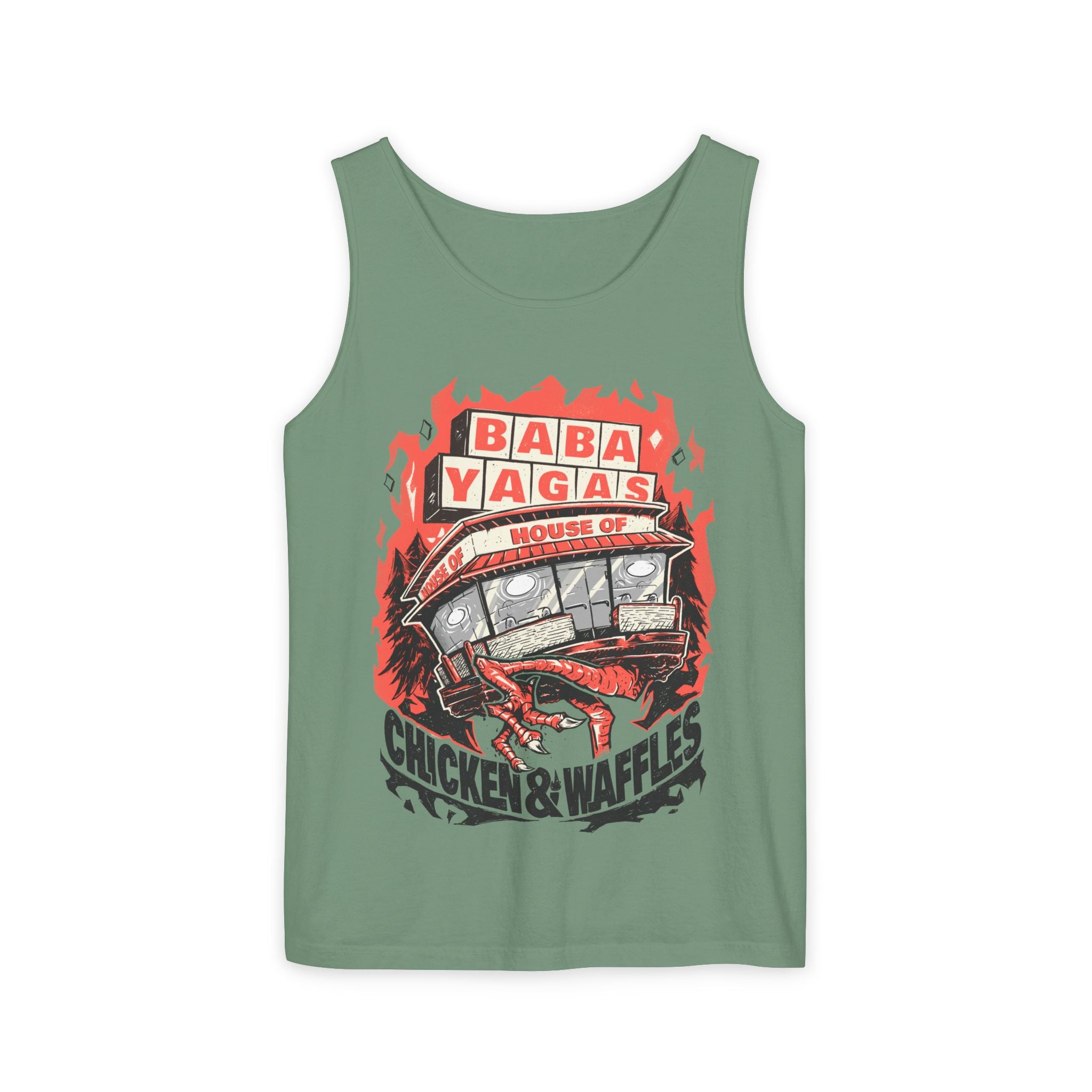 Baba Yagas house of chicken- Tank Top