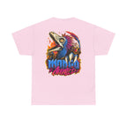 Dino Rampage Tee — "Mango Avenge" Graphic Dinosaur T-Shirt