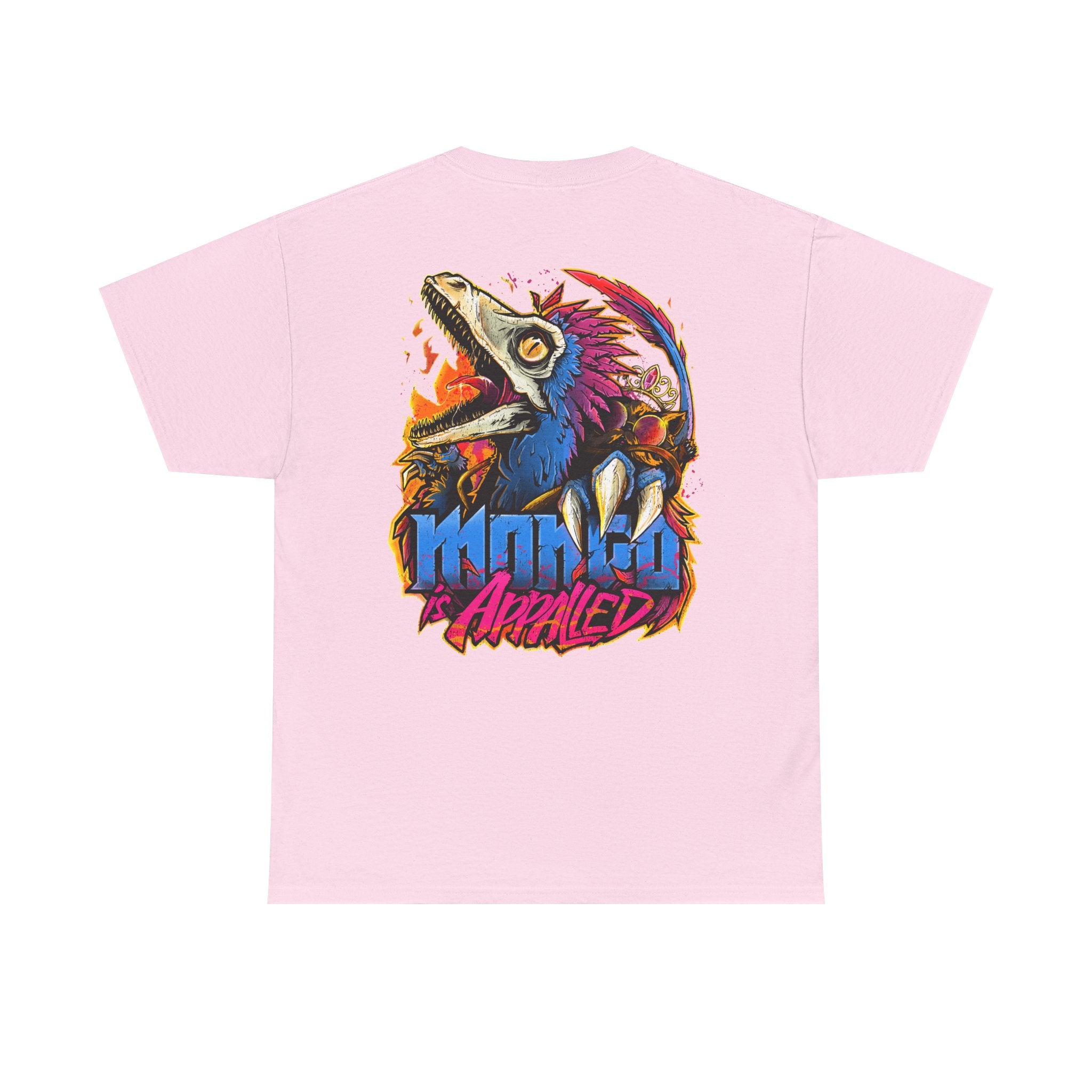 Dino Rampage Tee — "Mango Avenge" Graphic Dinosaur T-Shirt