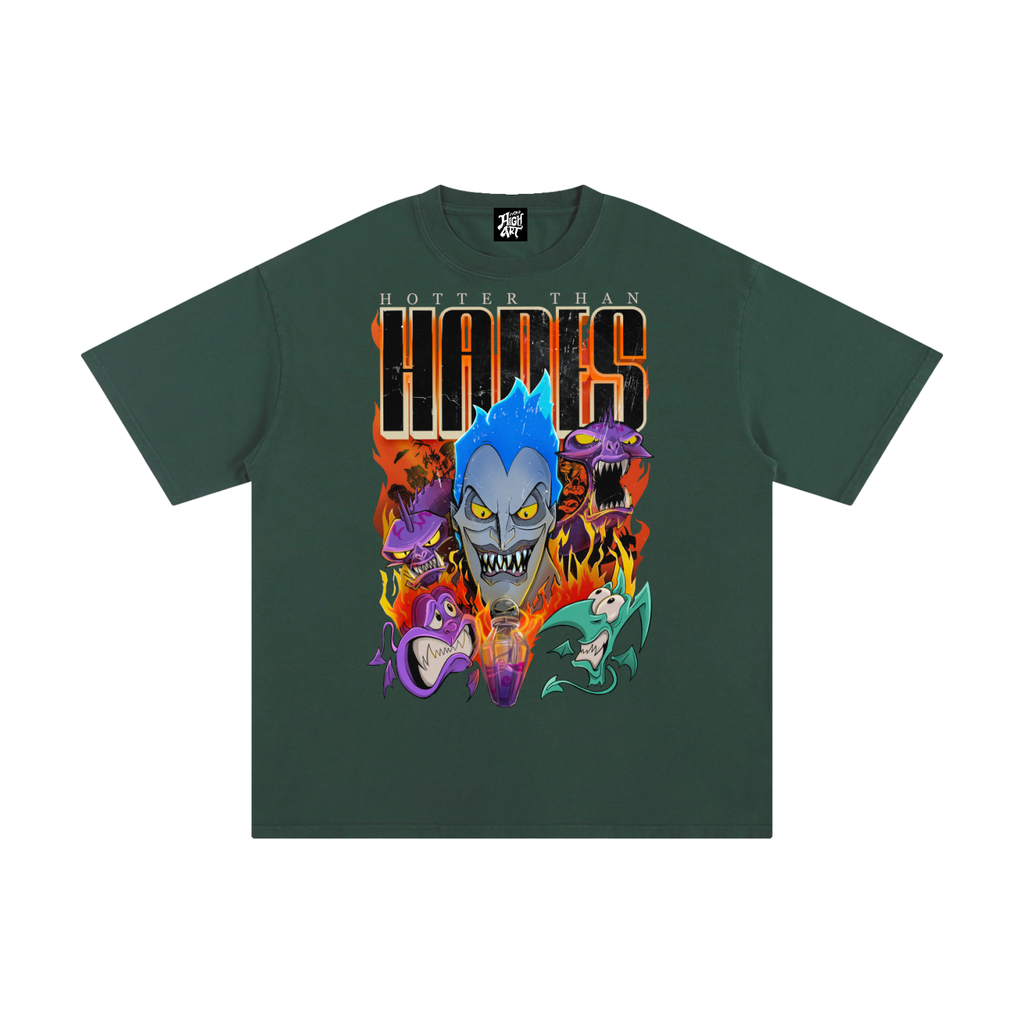 Unisex Pure Cotton T-Shirt - hades- dark