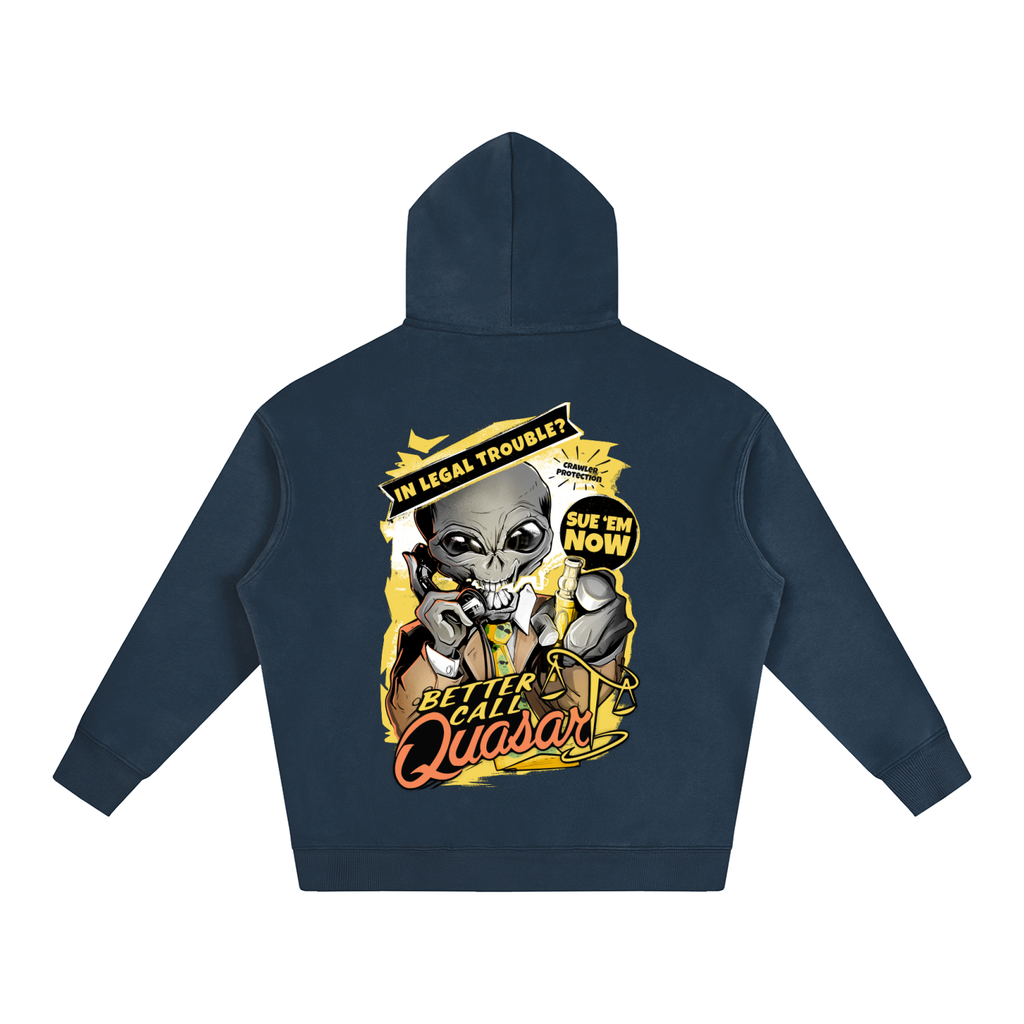 Better Call Quasar - Oversize Fleeced Hoodie