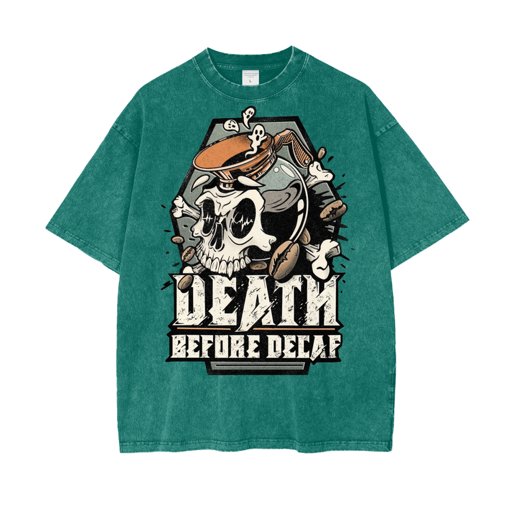 Death Before Decaf - Baggy Tee