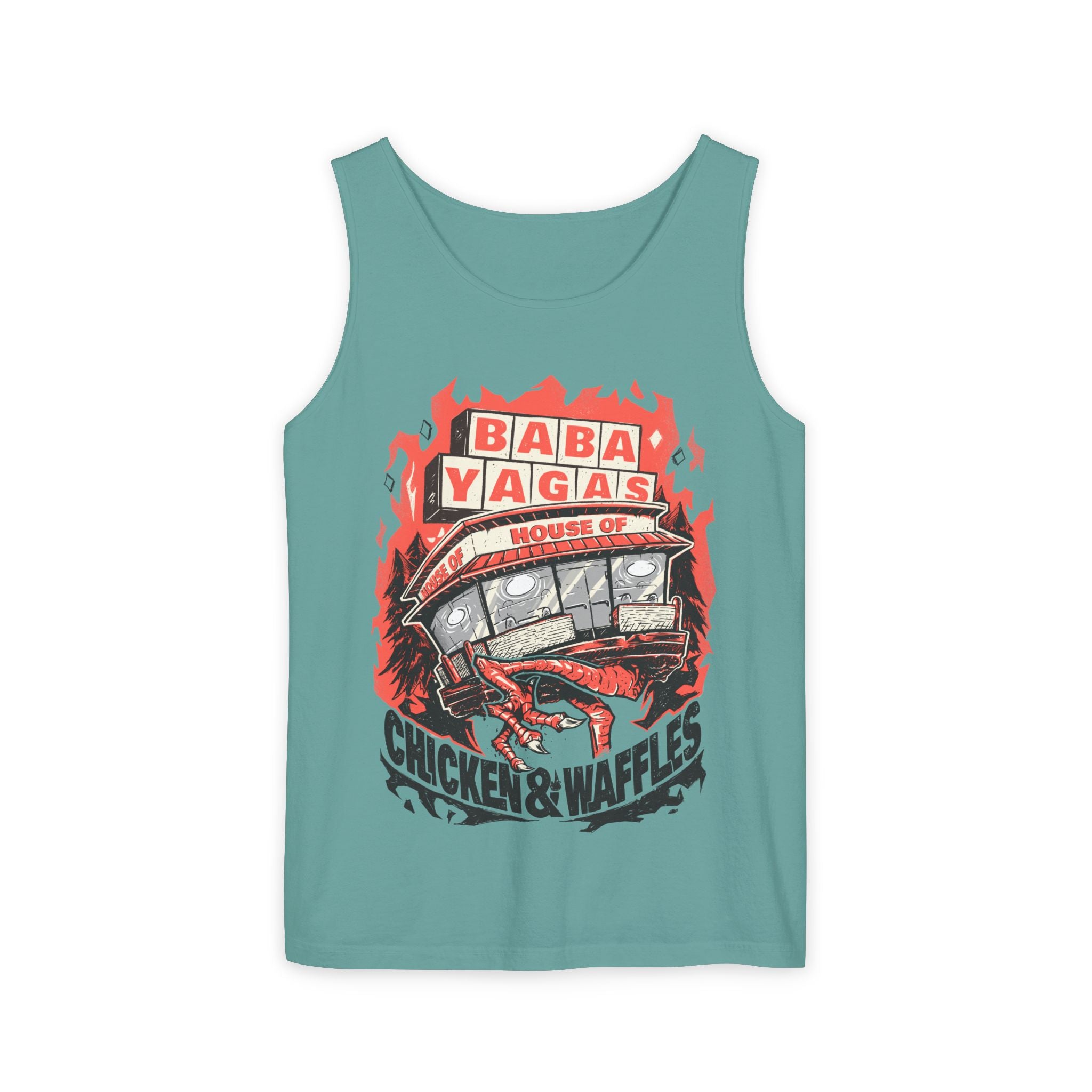 Baba Yagas house of chicken- Tank Top