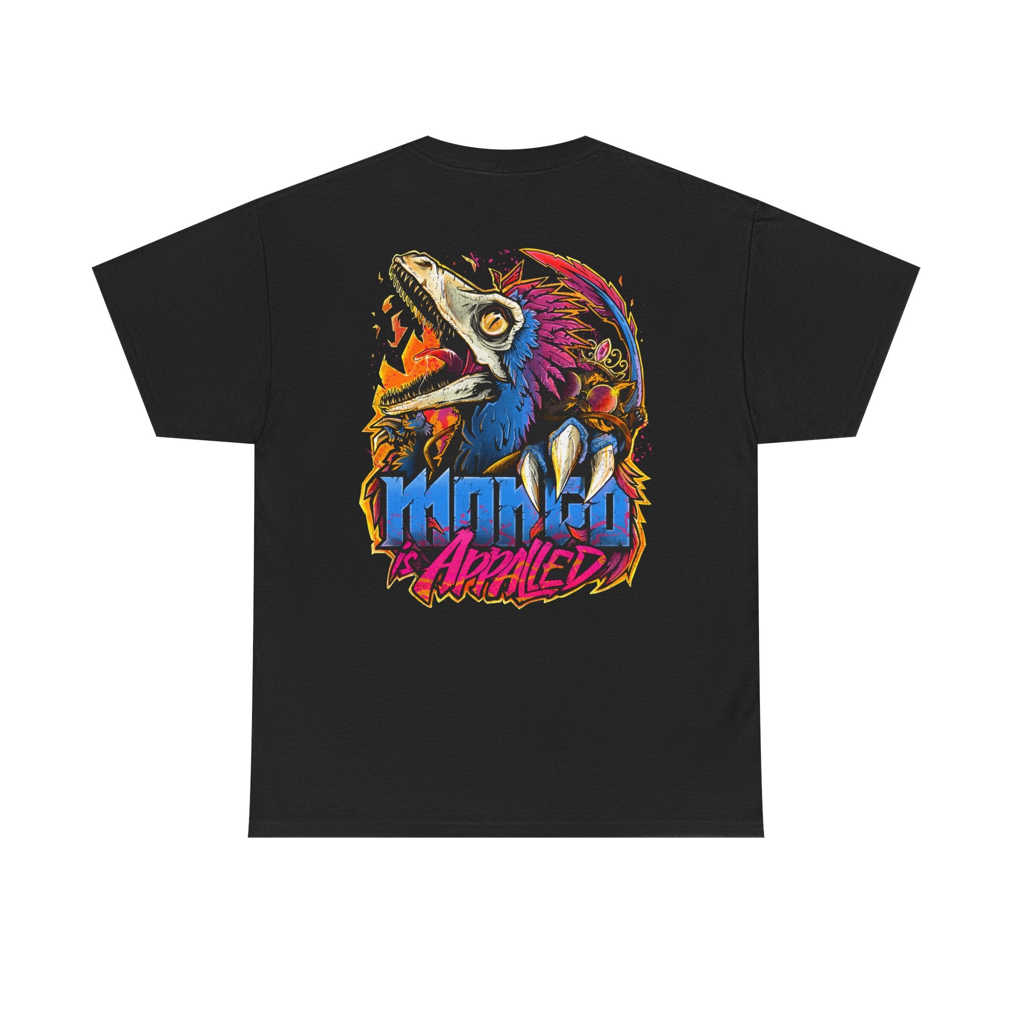 Dino Rampage Tee — "Mango Avenge" Graphic Dinosaur T-Shirt