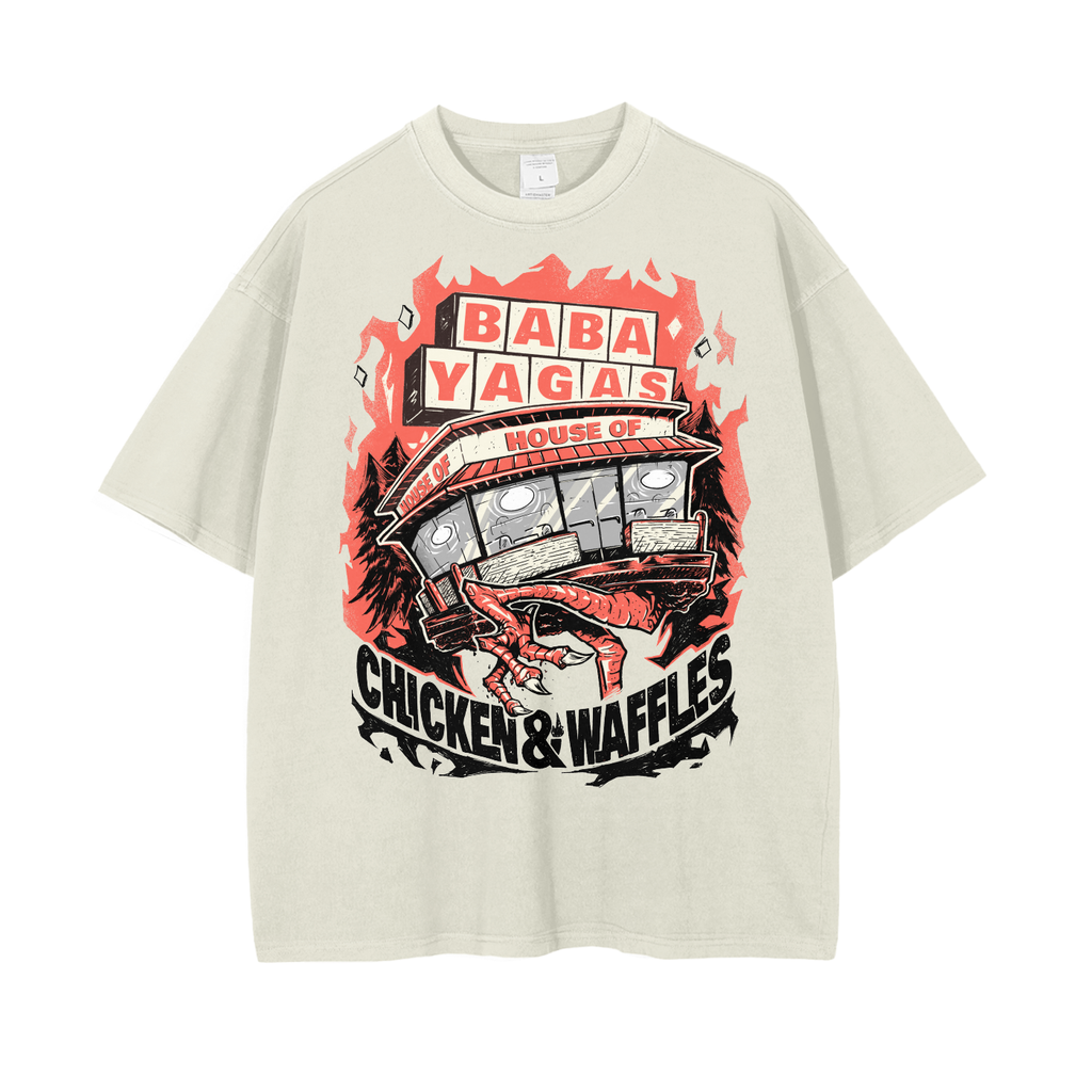 Baba Yaga x Waffle House  - Baggy Tee