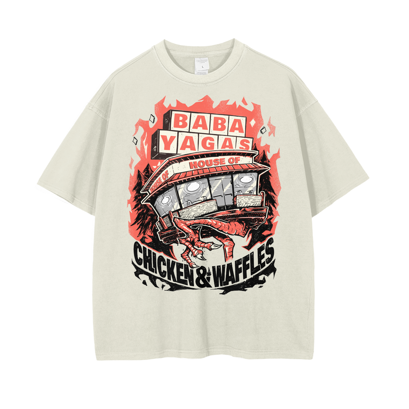 Baba Yaga x Waffle House  - Baggy Tee