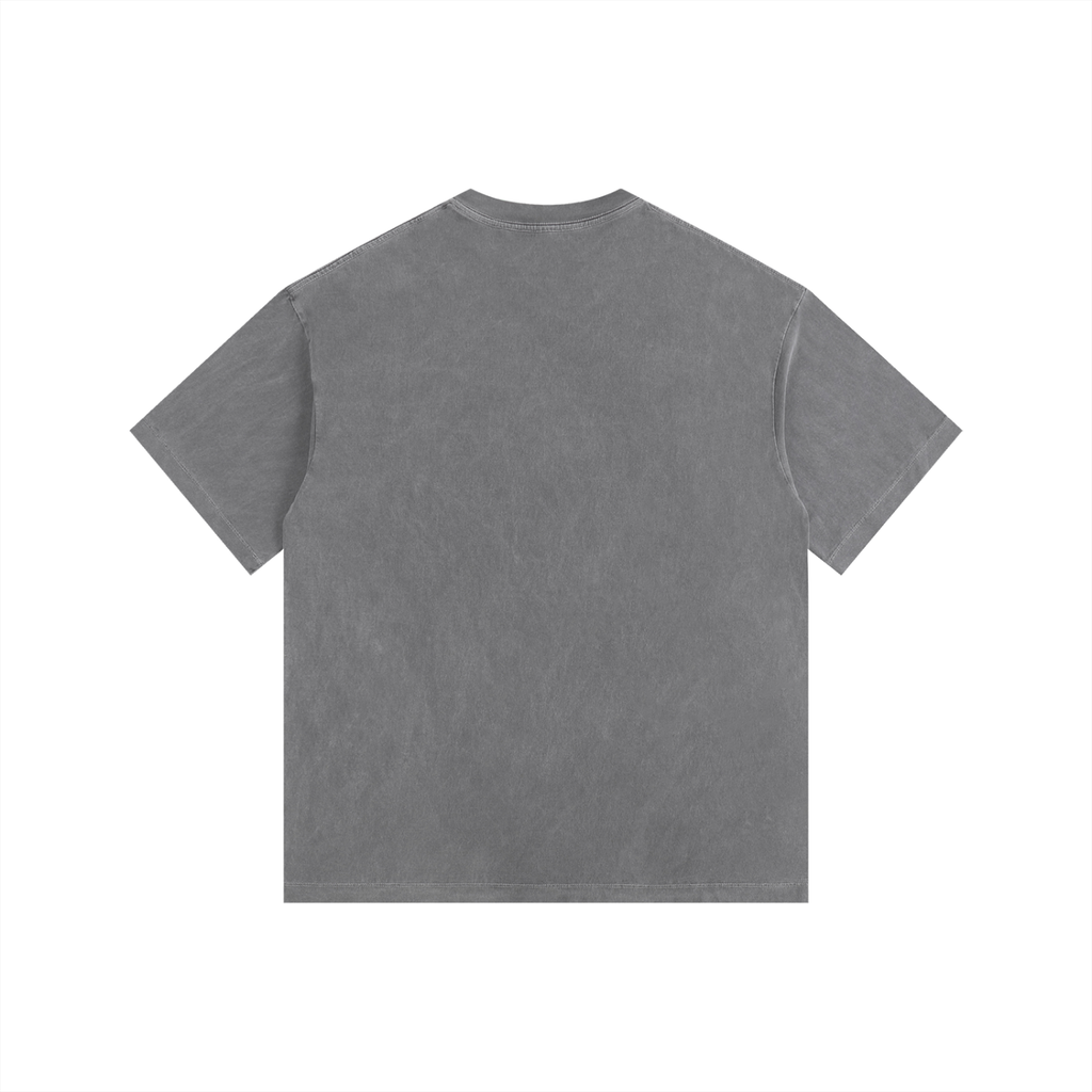 hades Vintage Washed Oversized Cotton T-Shirt