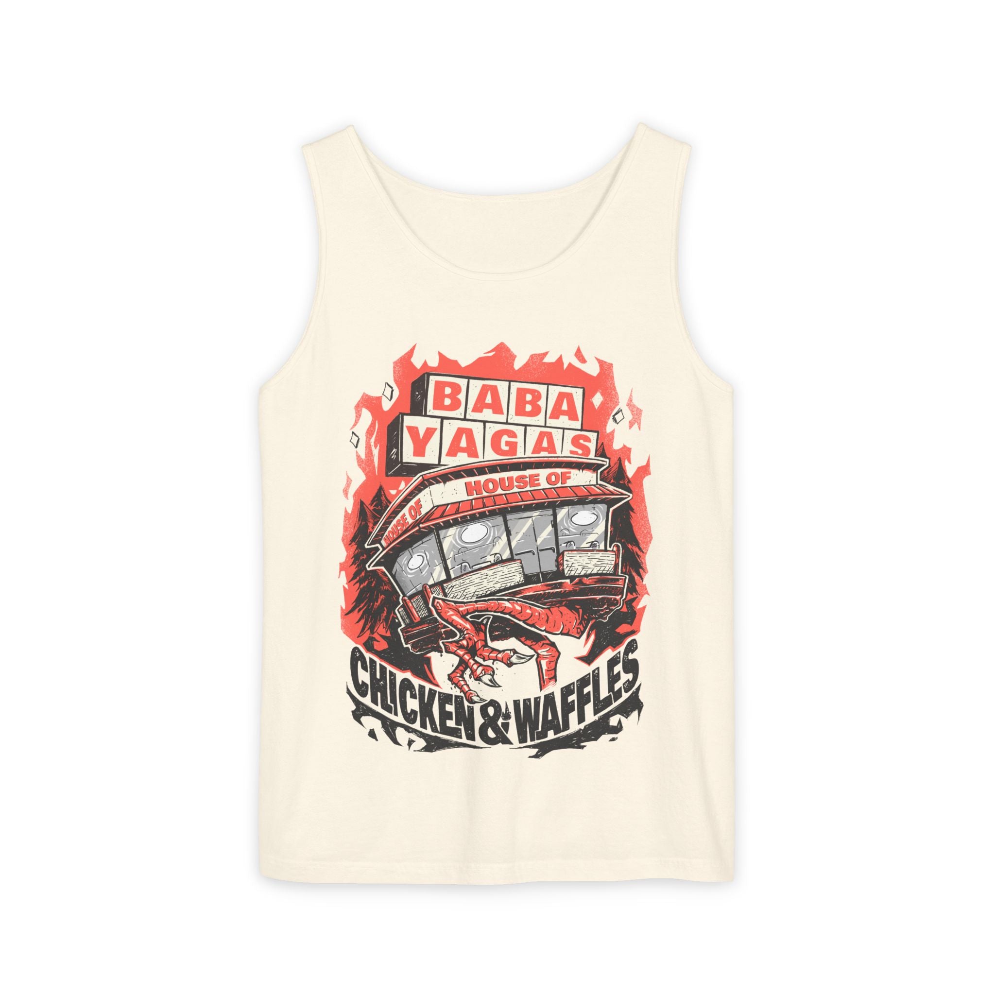 Baba Yagas house of chicken- Tank Top