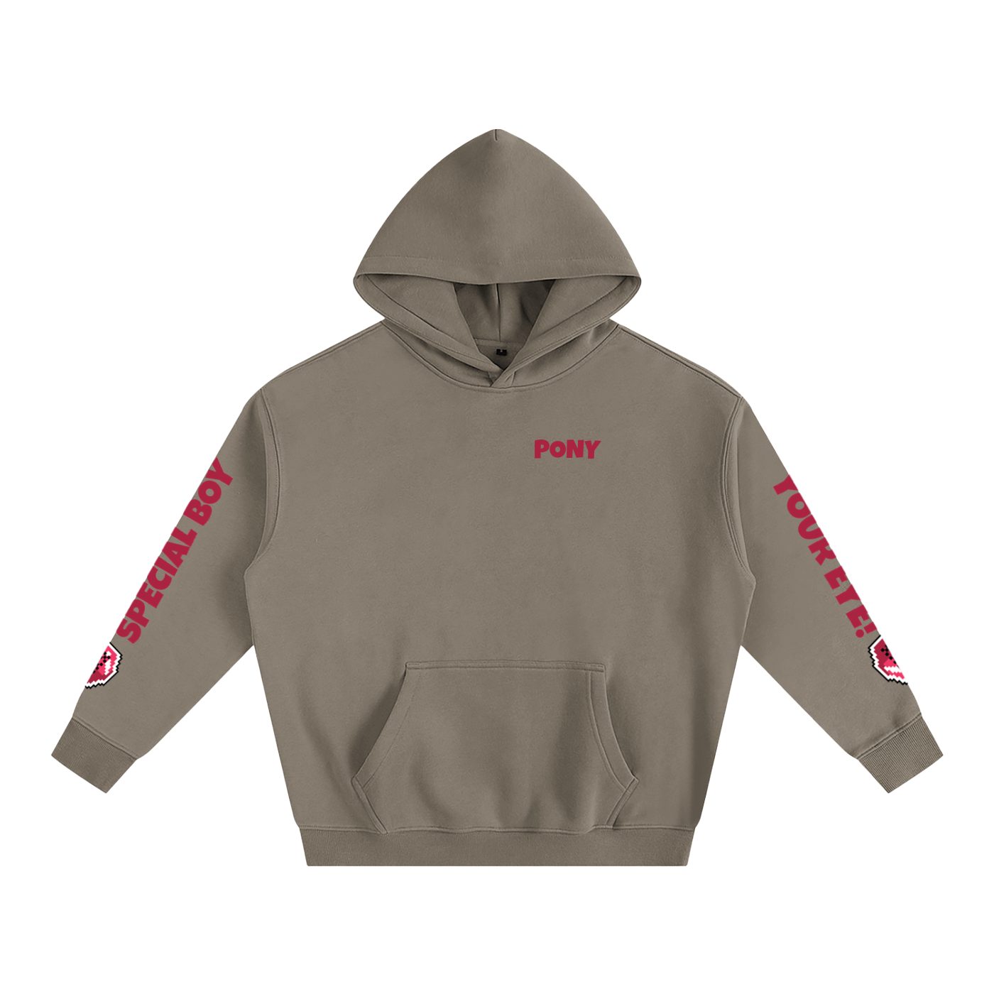 Prepotente - Oversize Fleeced Hoodie