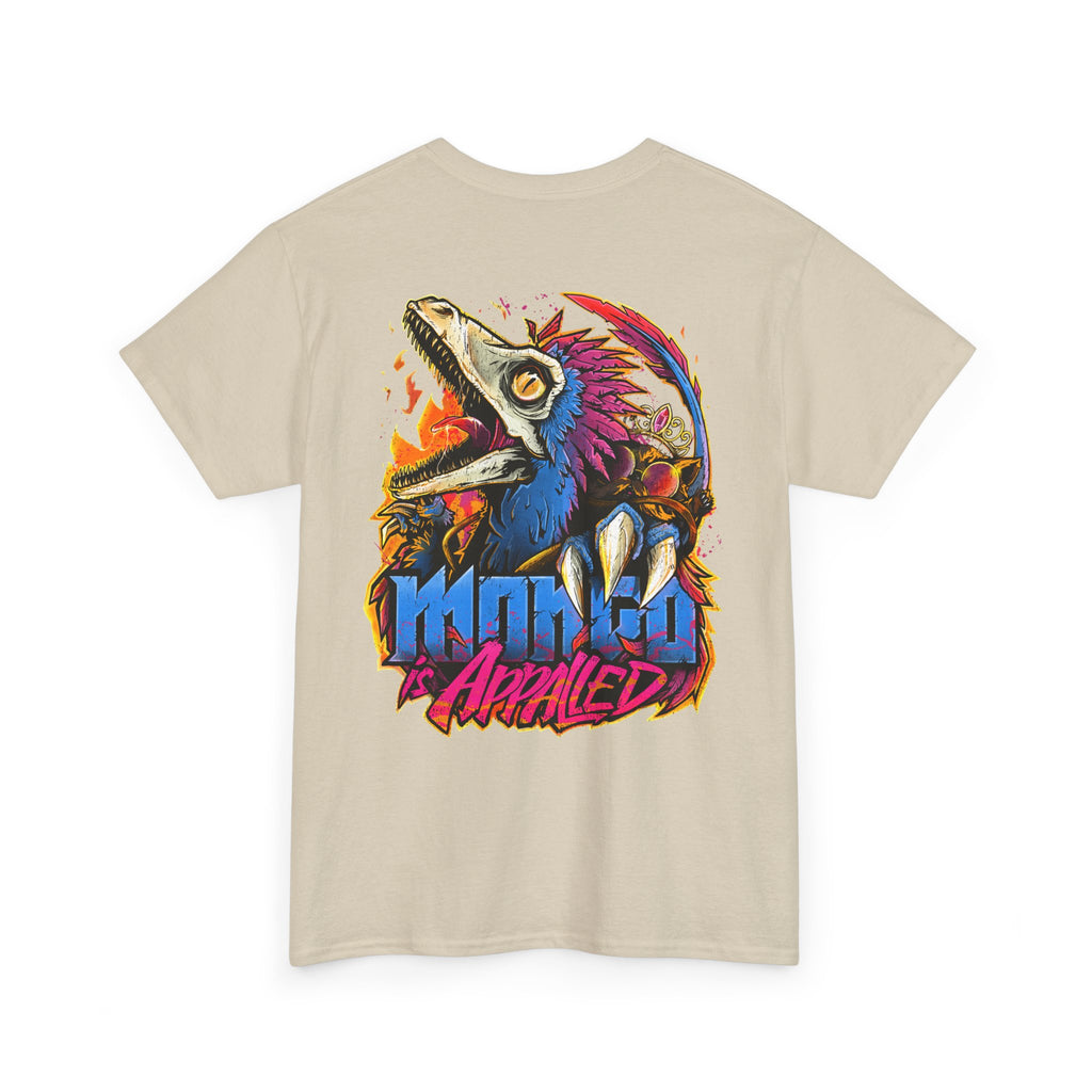 Dino Rampage Tee — "Mango Avenge" Graphic Dinosaur T-Shirt