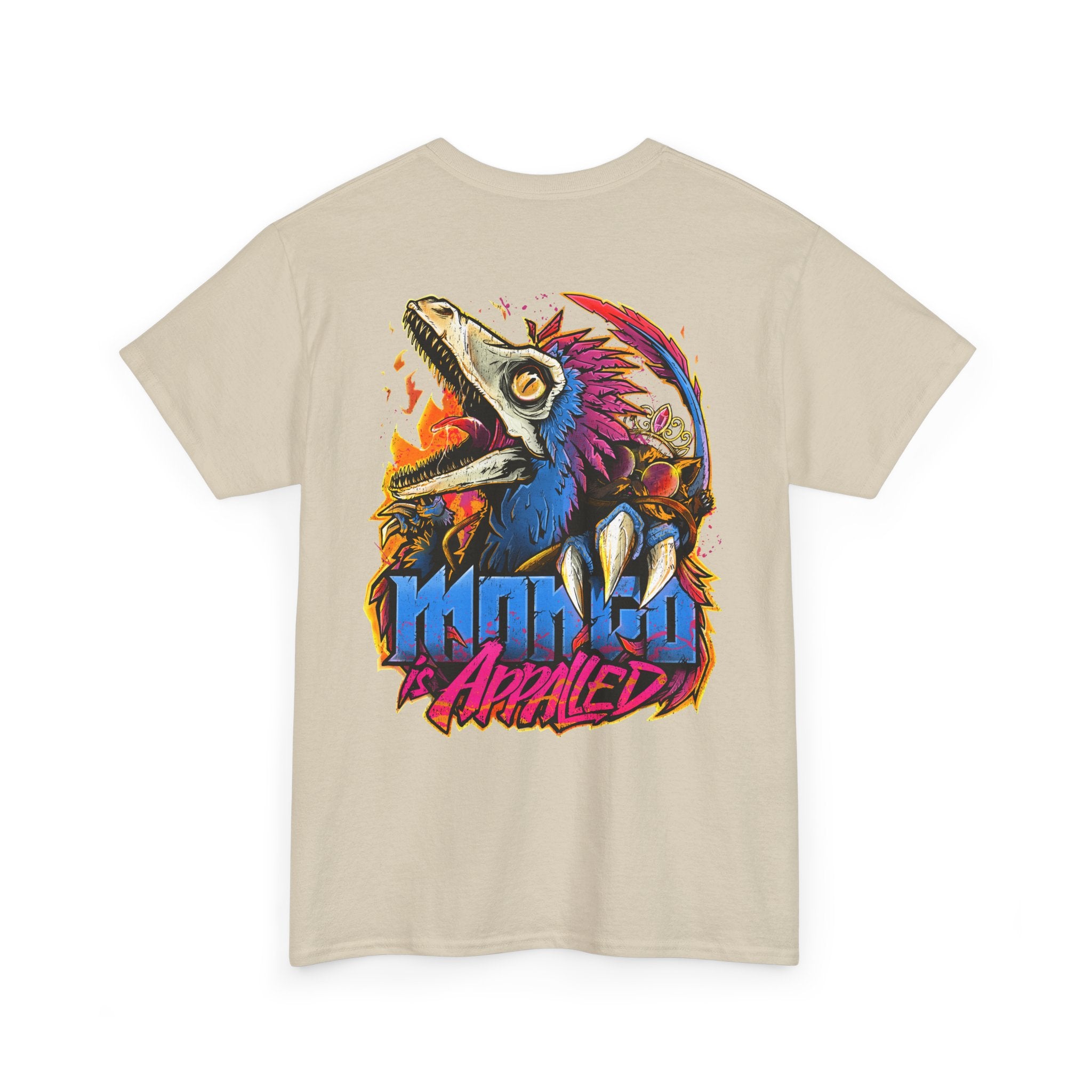 Dino Rampage Tee — "Mango Avenge" Graphic Dinosaur T-Shirt