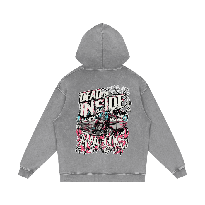 Dead Inside - Acid Wash Oversize Hoodie