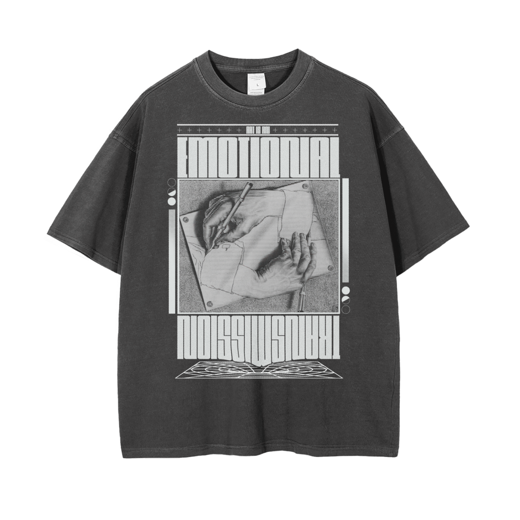 MC Escher transmission - Baggy Tee
