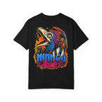 Colorful Dino Graffiti T-shirt | Graphic Dinosaur Streetwear