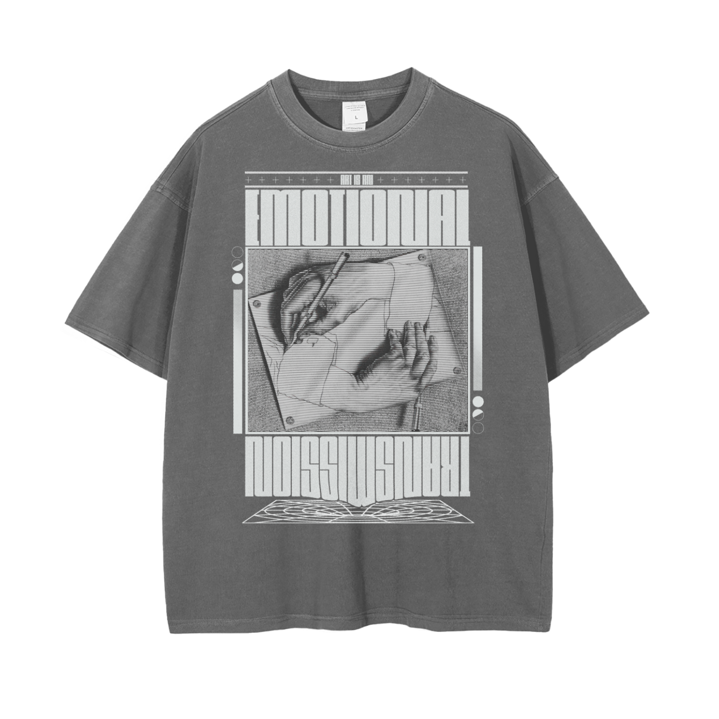 MC Escher transmission - Baggy Tee