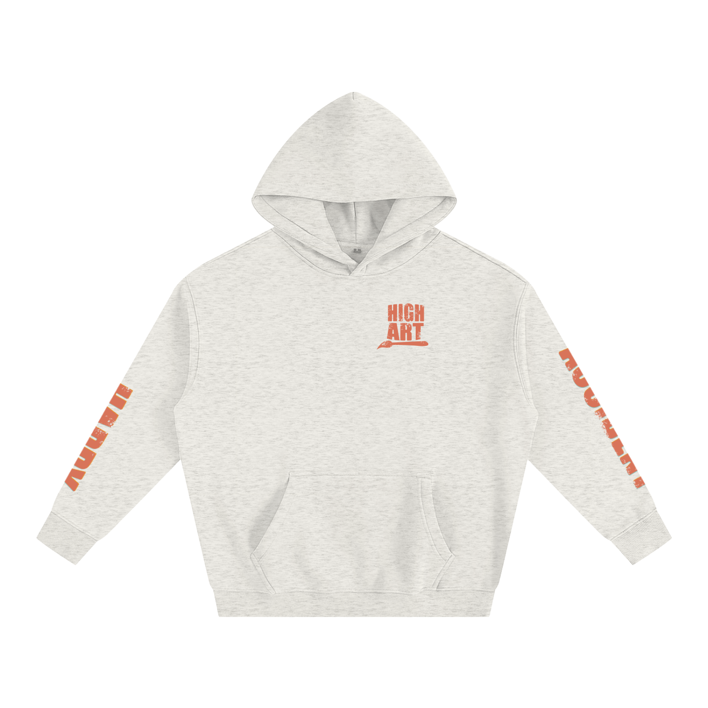 Happy Little Trees - Oversized Fleeced Hoodie