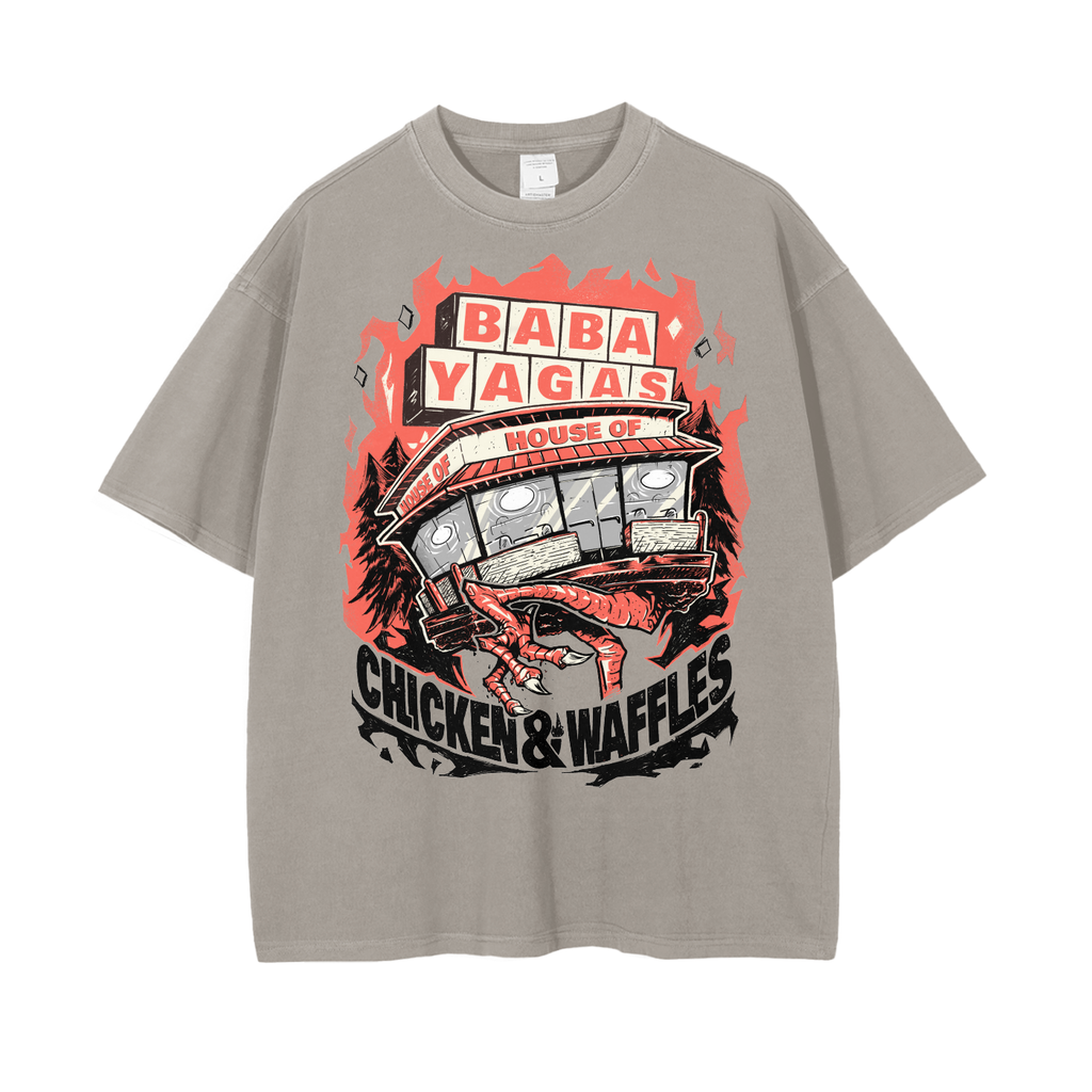 Baba Yaga x Waffle House  - Baggy Tee