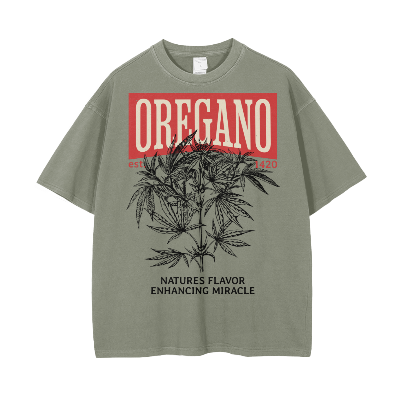 Oregano meme - Baggy Tee