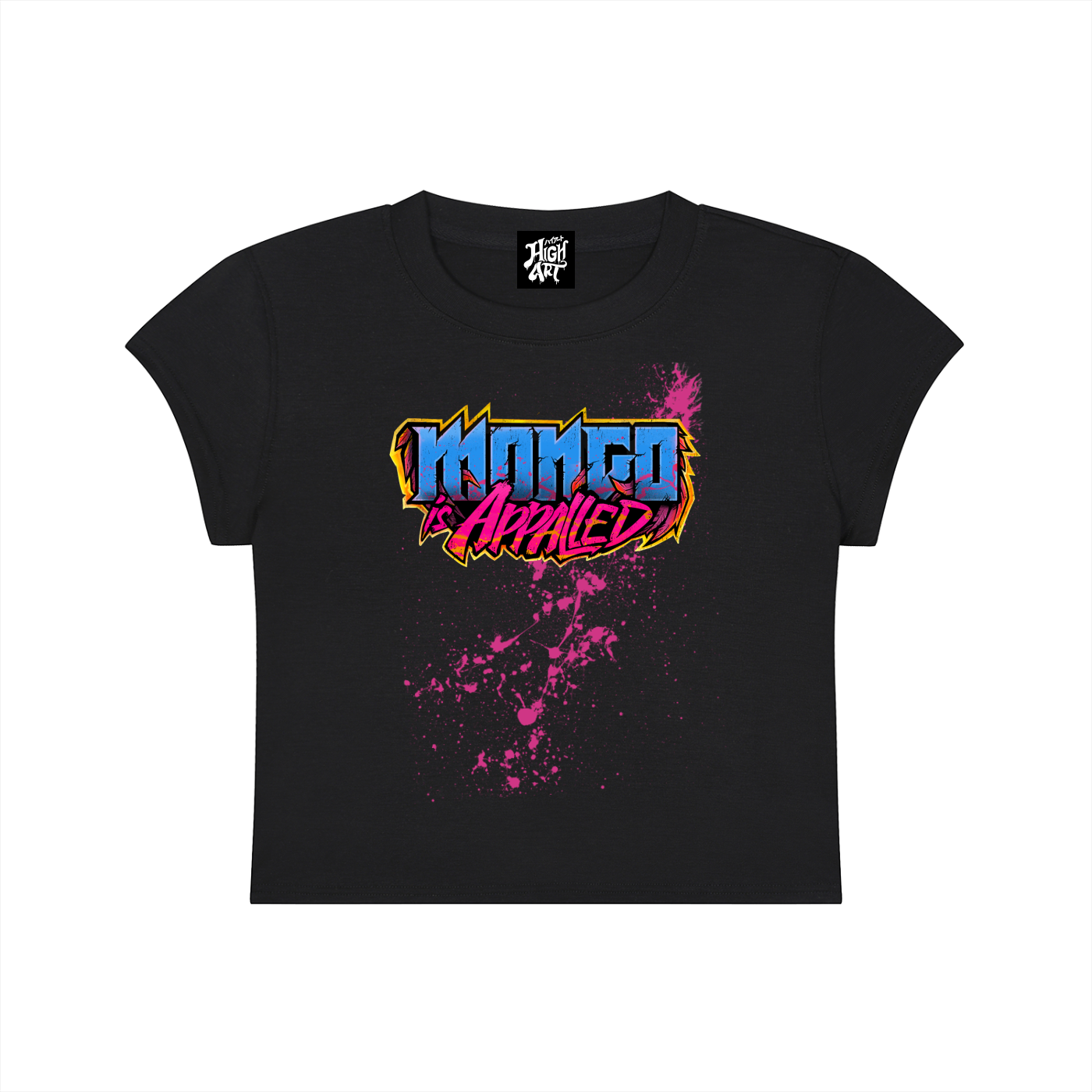 Mongo - Women's Slim-Fit Cropped Shirt
