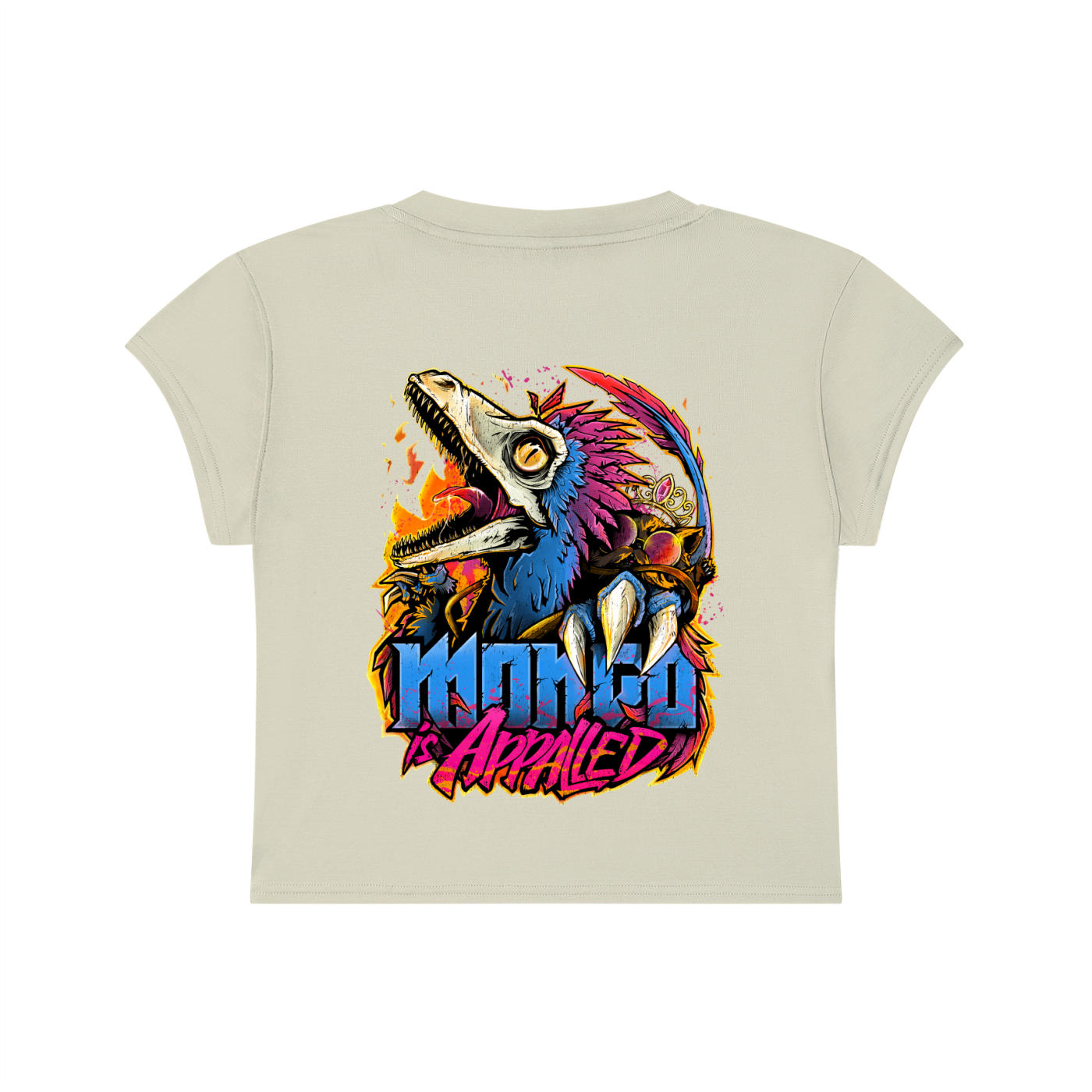 Mongo - Women's Slim-Fit Cropped Shirt