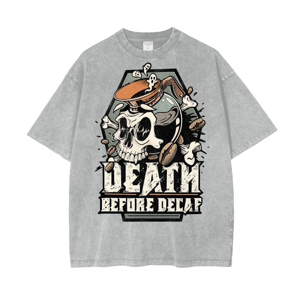 Death Before Decaf - Baggy Tee