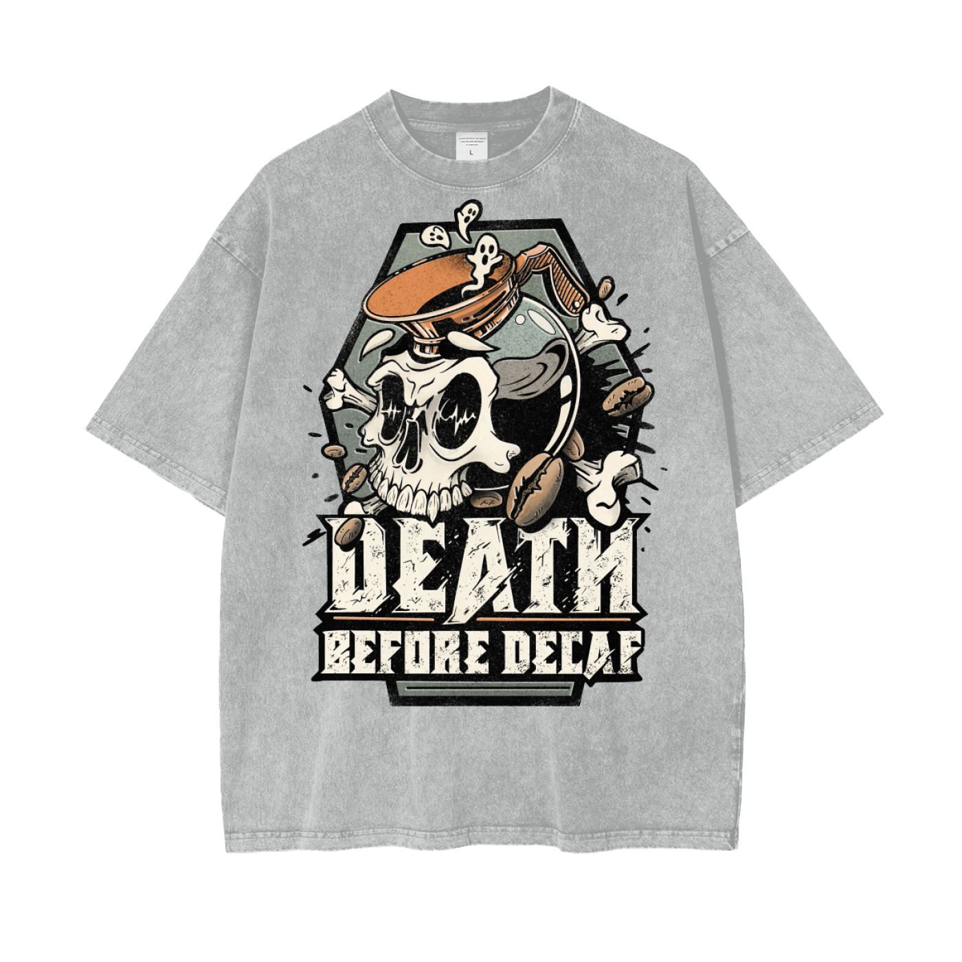 Death Before Decaf - Baggy Tee