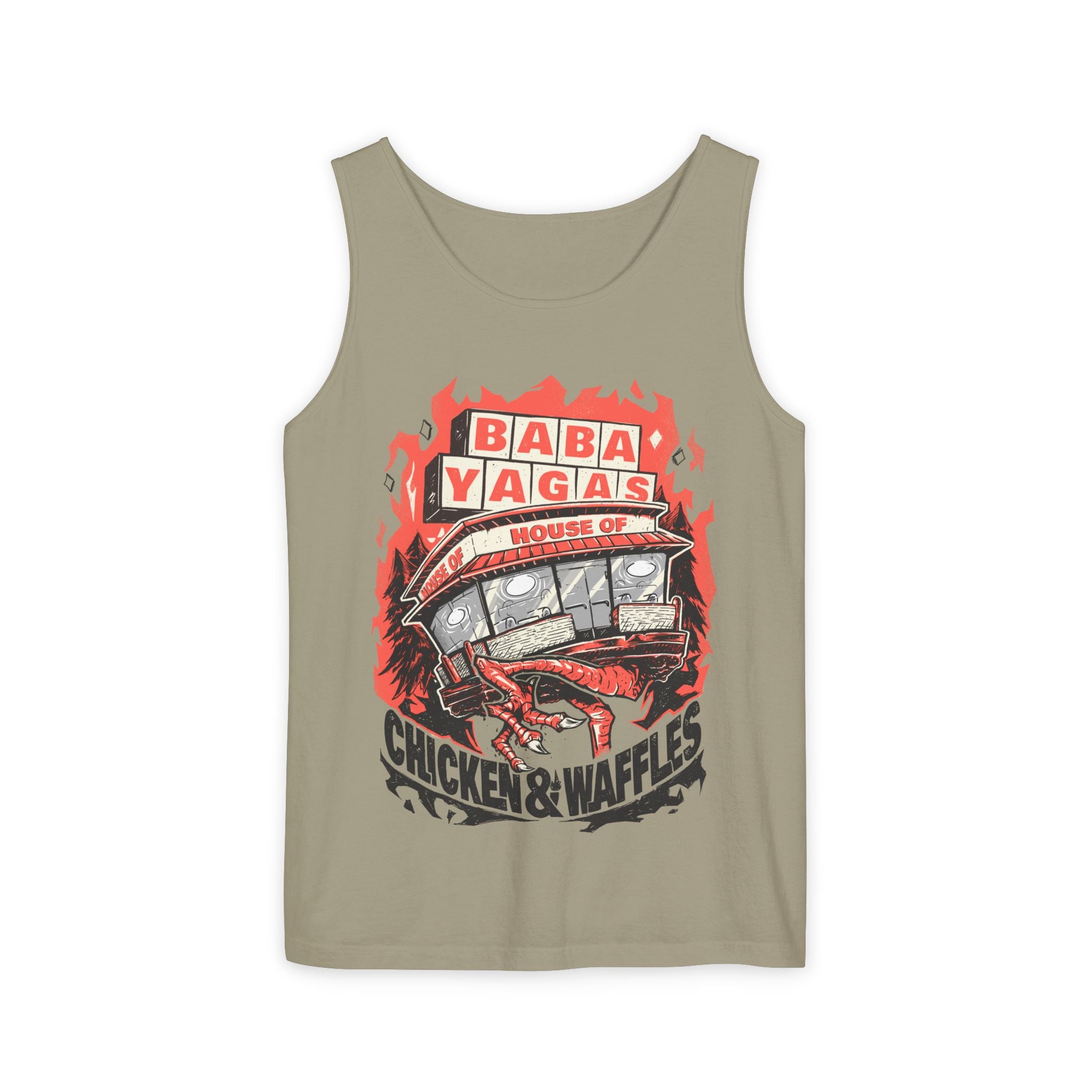 Baba Yagas house of chicken- Tank Top