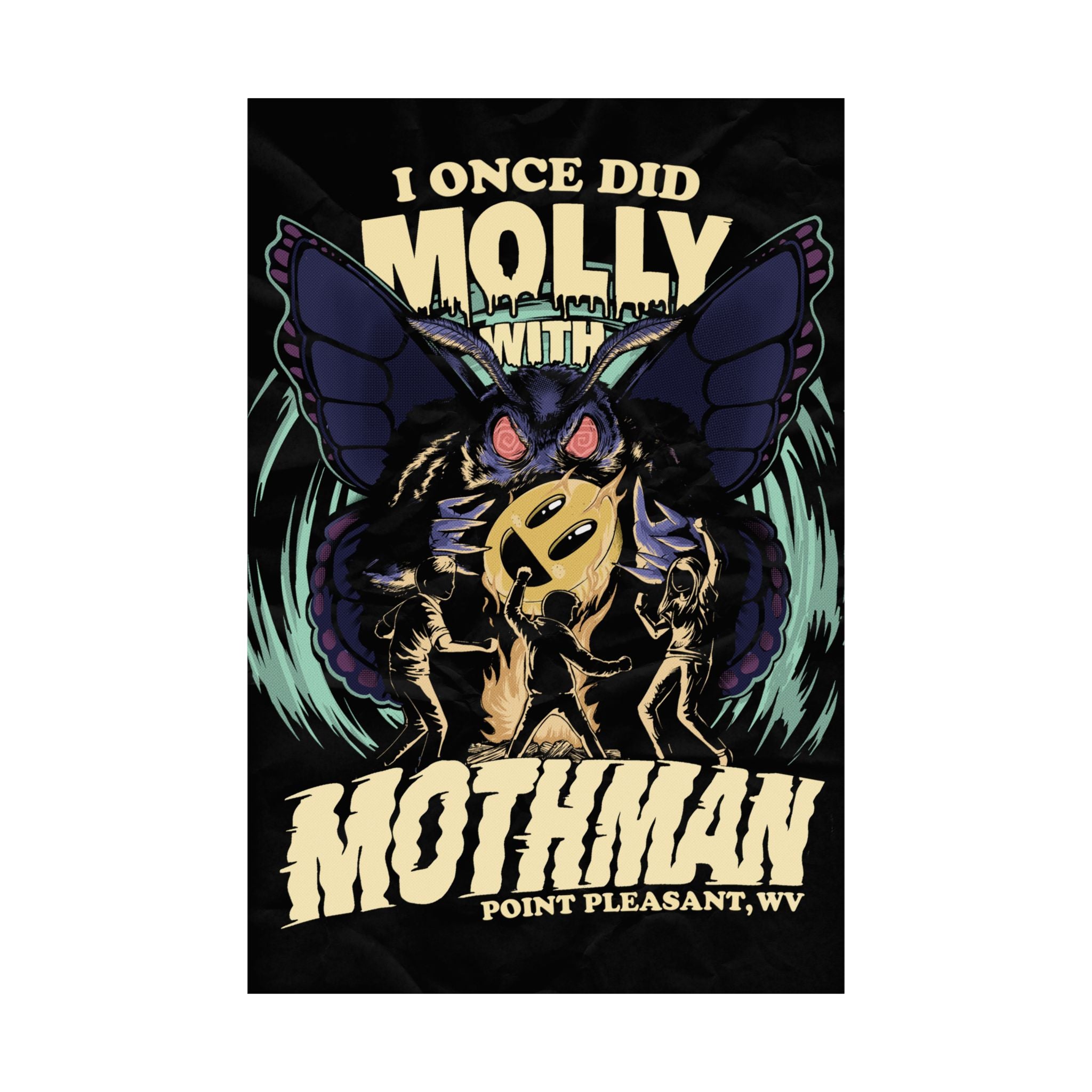 Molly with Moth Man  Poster