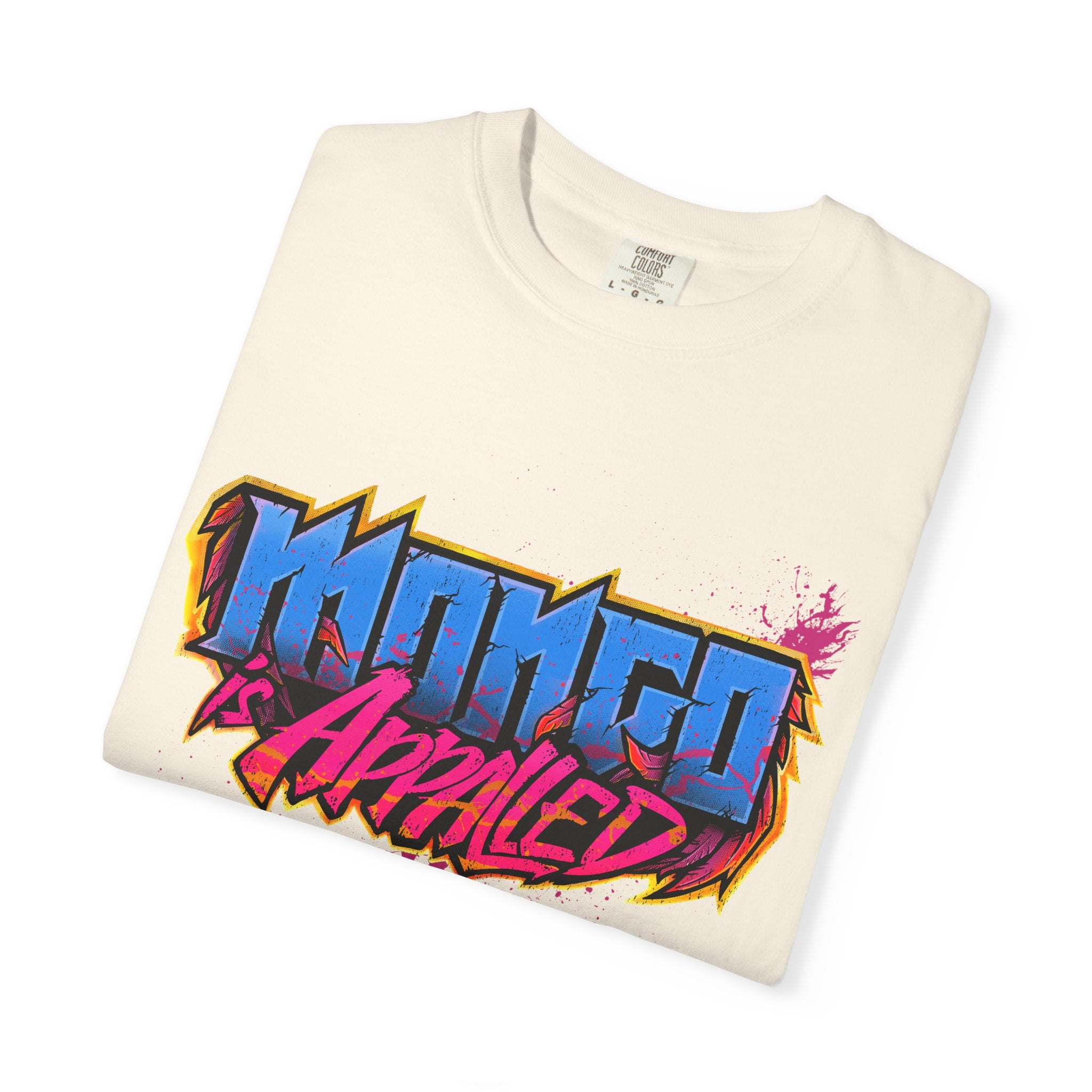 Colorful Dino Graffiti T-shirt | Graphic Dinosaur Streetwear