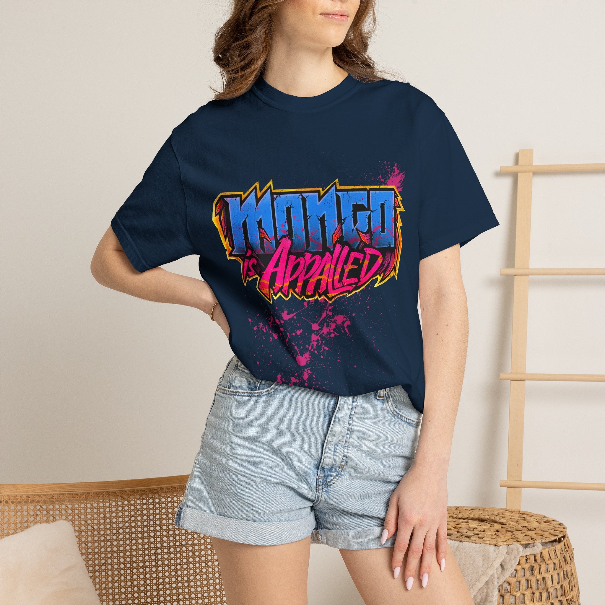 Colorful Dino Graffiti T-shirt | Graphic Dinosaur Streetwear