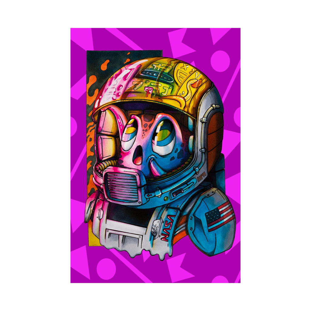 Neon Alien Premium Matte poster