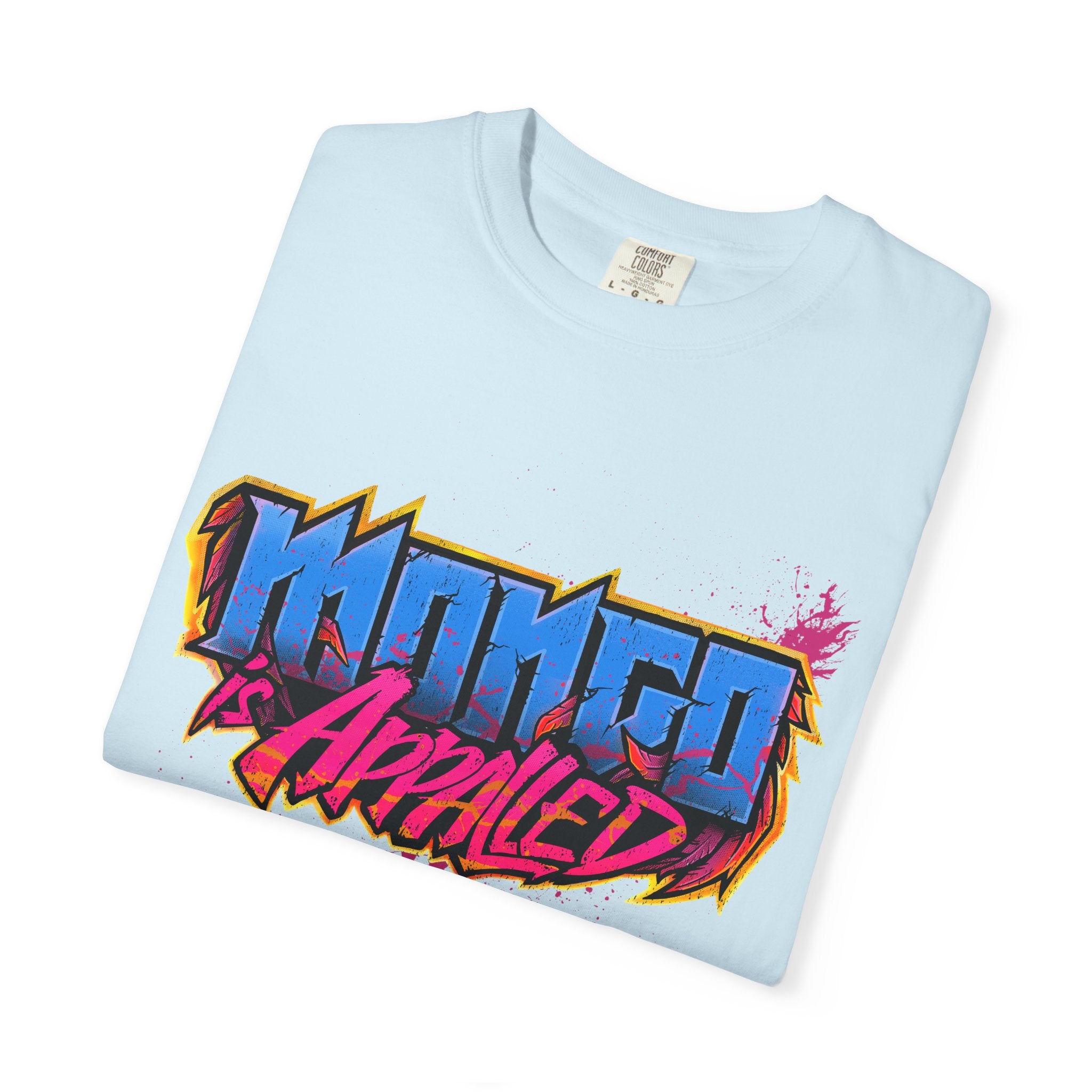 Colorful Dino Graffiti T-shirt | Graphic Dinosaur Streetwear