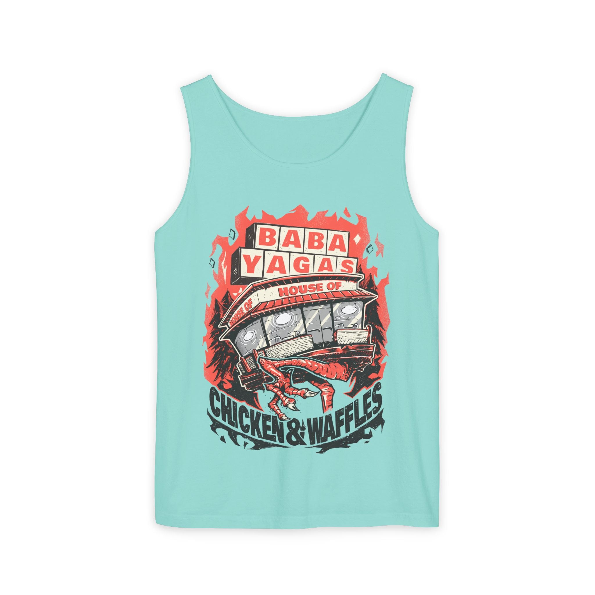 Baba Yagas house of chicken- Tank Top