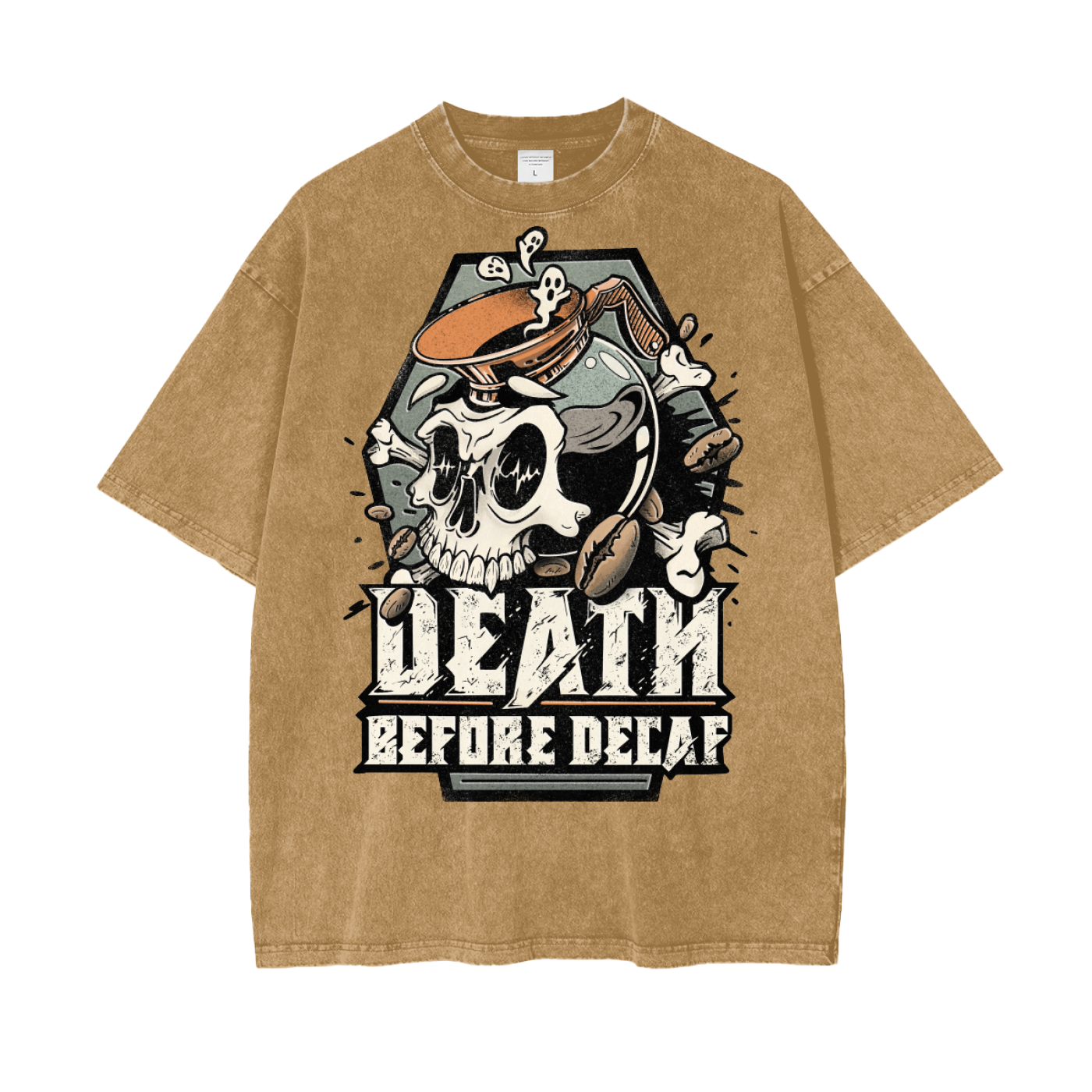 Death Before Decaf - Baggy Tee