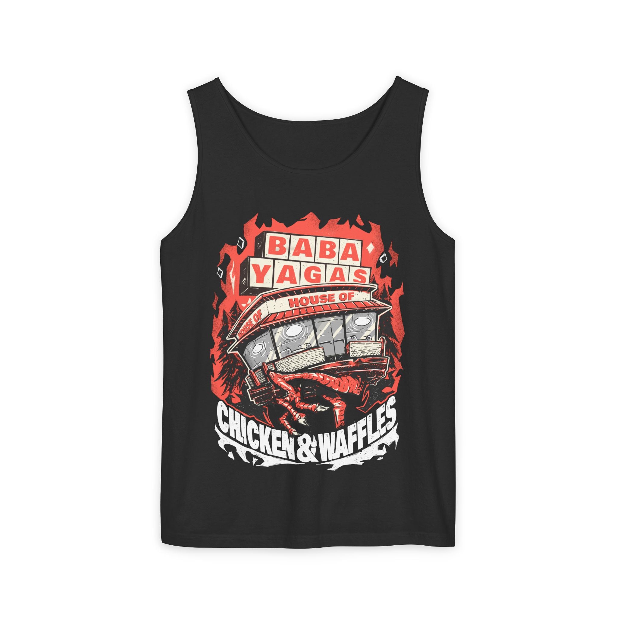 Baba Yagas house of chicken- Tank Top