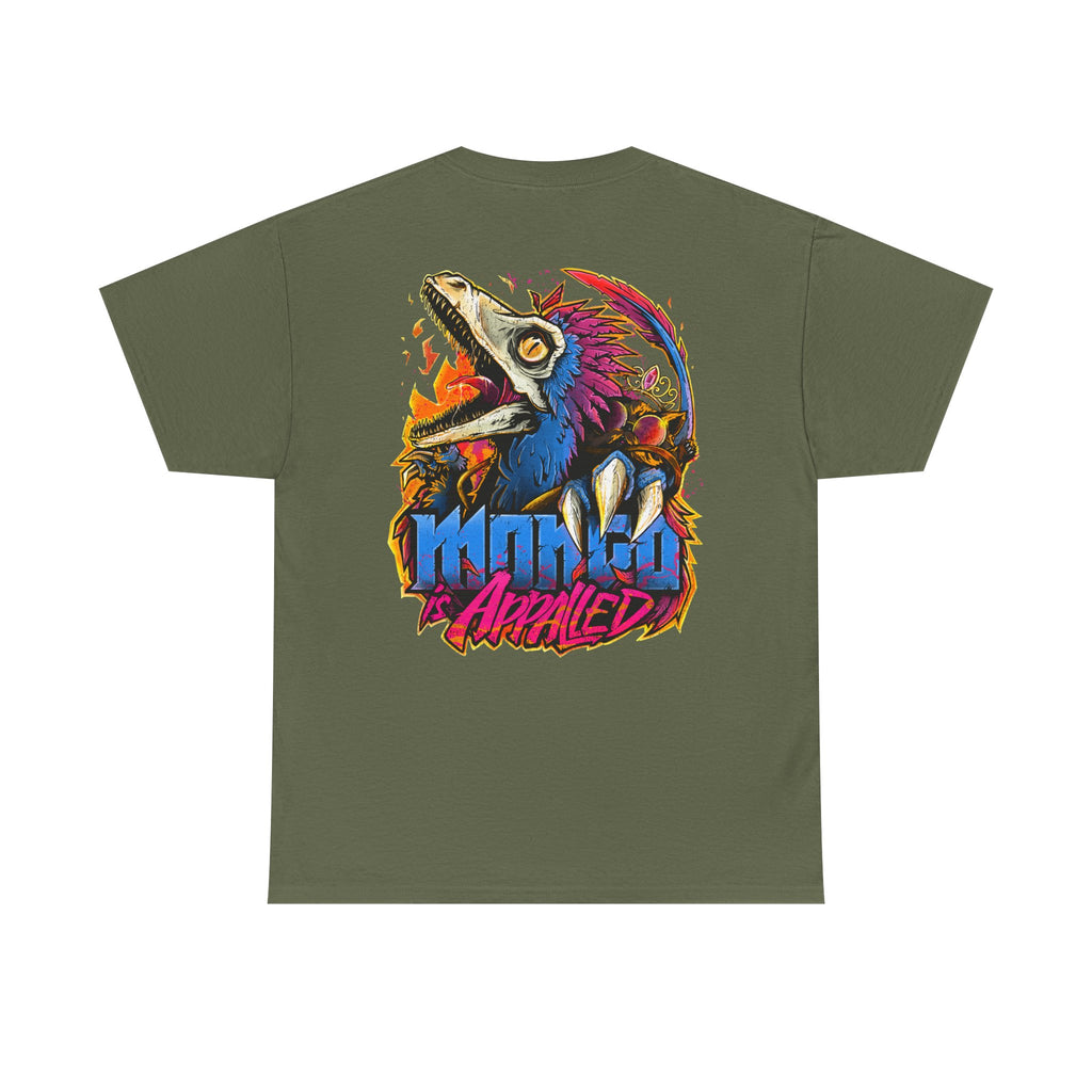 Dino Rampage Tee — "Mango Avenge" Graphic Dinosaur T-Shirt