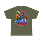 Dino Rampage Tee — "Mango Avenge" Graphic Dinosaur T-Shirt