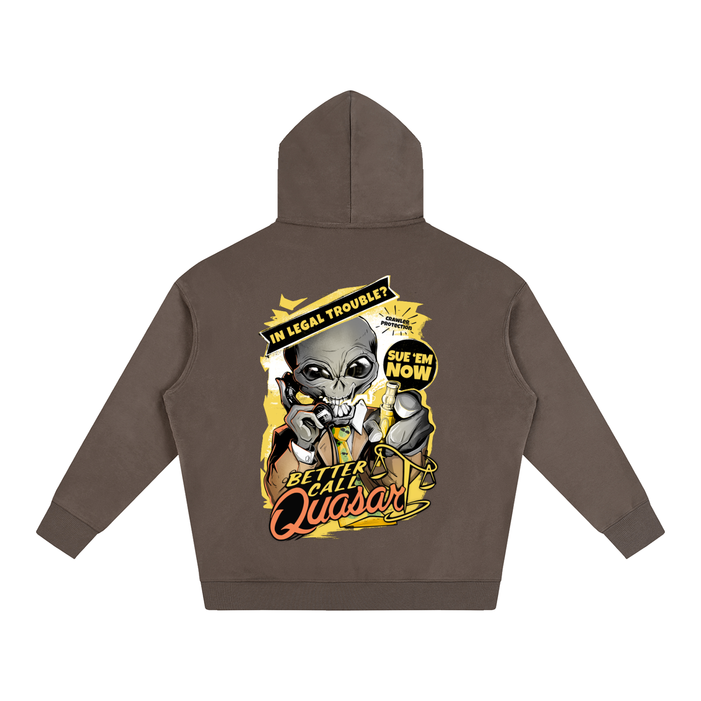 Better Call Quasar - Oversize Fleeced Hoodie