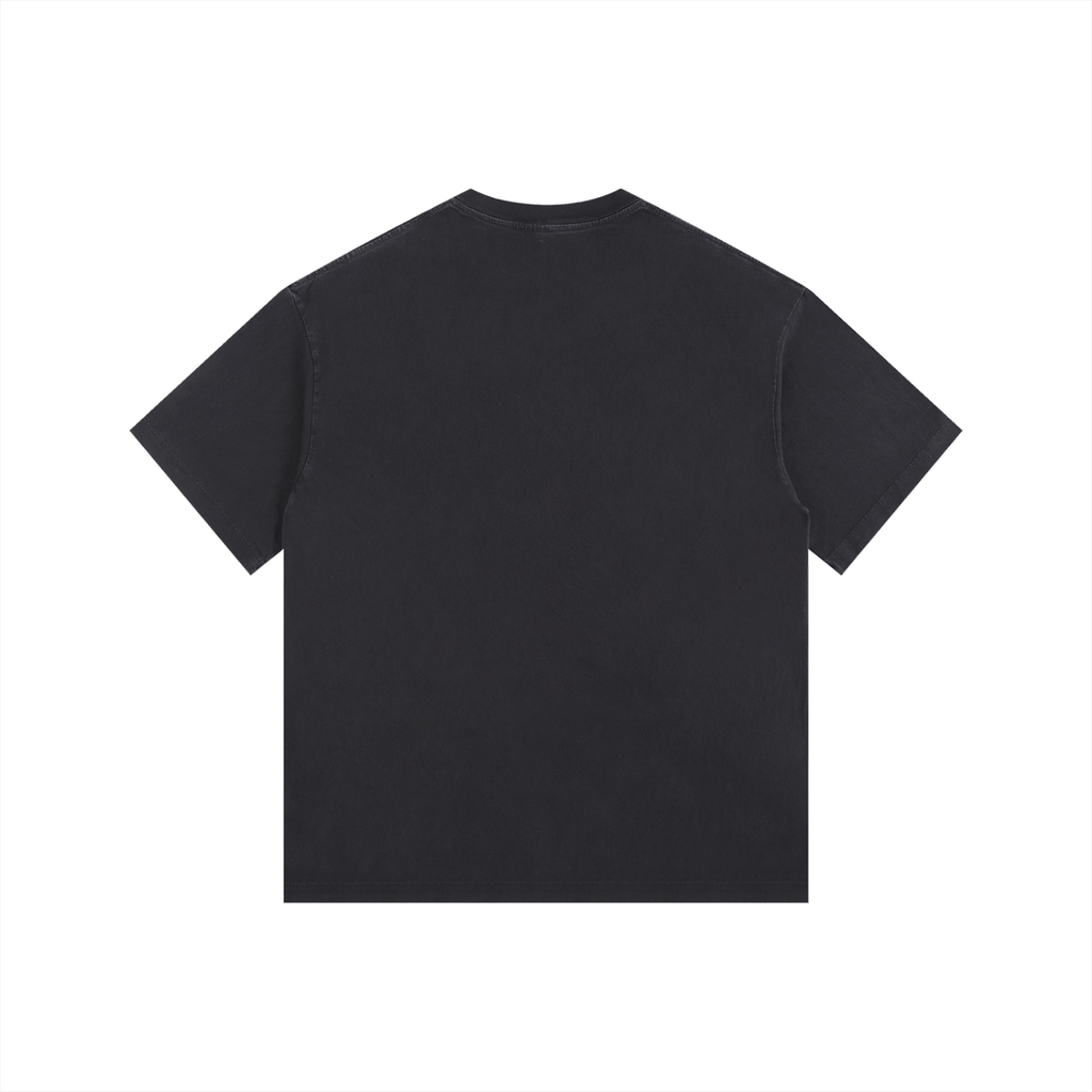hades Vintage Washed Oversized Cotton T-Shirt