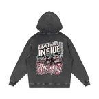 Dead Inside - Acid Wash Oversize Hoodie